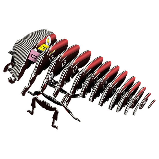EUGY Goliath Beetle 3D Puzzle - contains 36 puzzle pieces