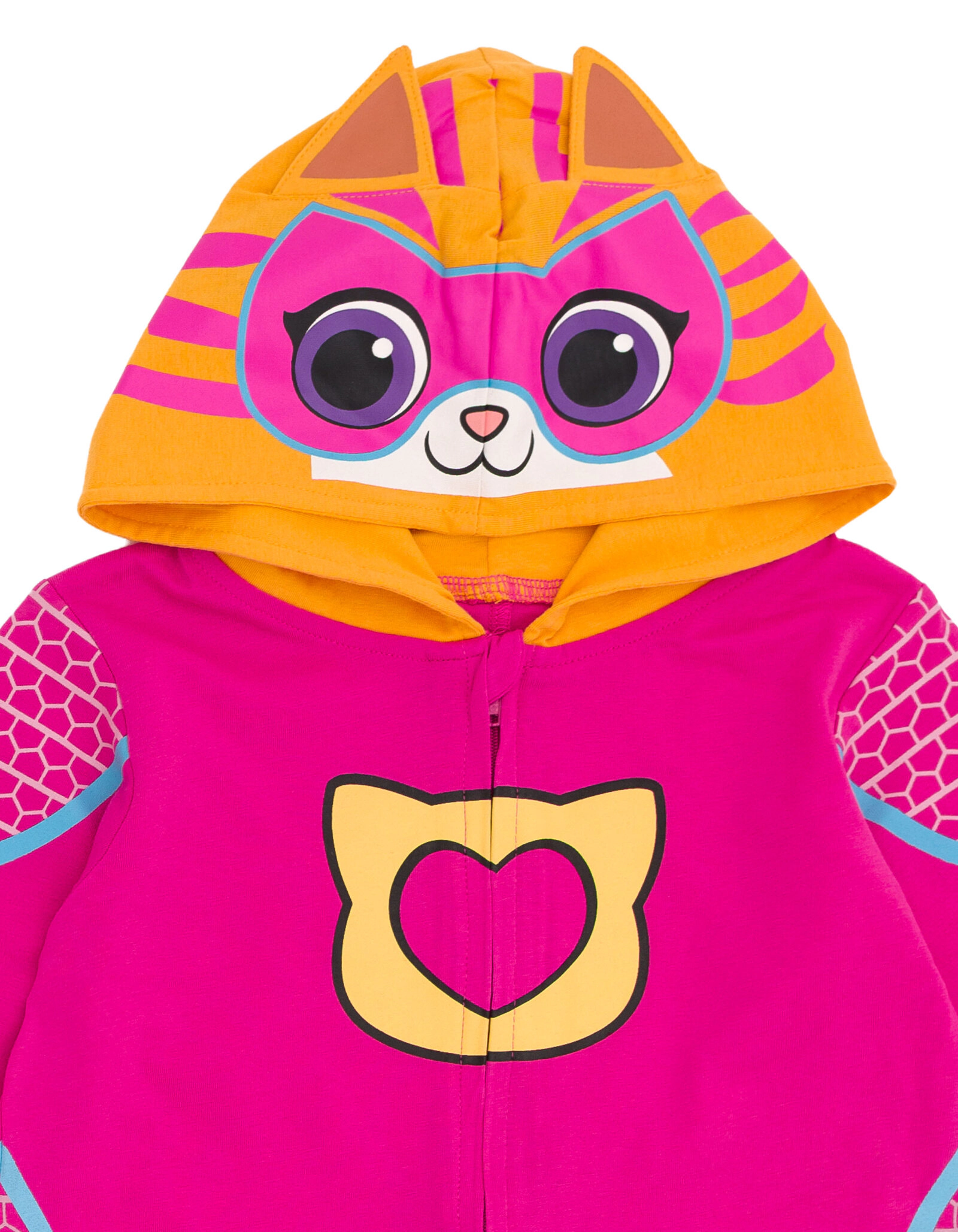 Disney Super Kitties Girls' Cosplay Hooded One Piece