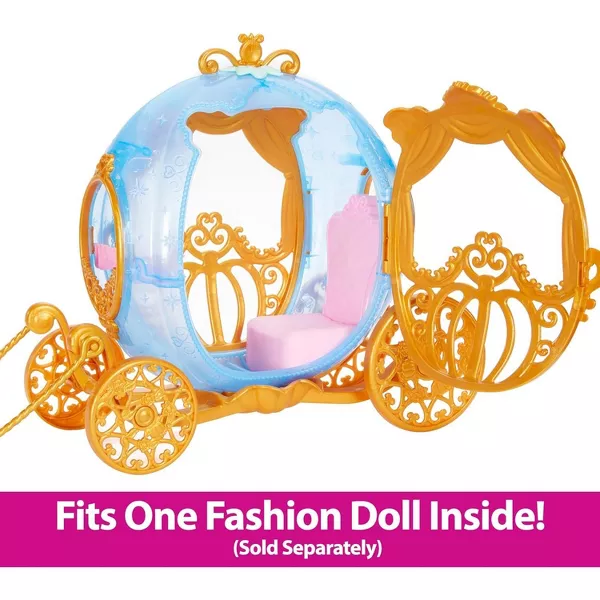 Mattel Disney Cinderella Rolling Carriage Playset with Horse