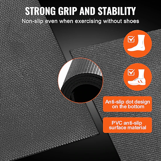 HONGGE Exercise Mat Non Slip High Density Premium Yoga Mat Exercise Yoga Mat for Men & Women Fitness & Exercise Mat