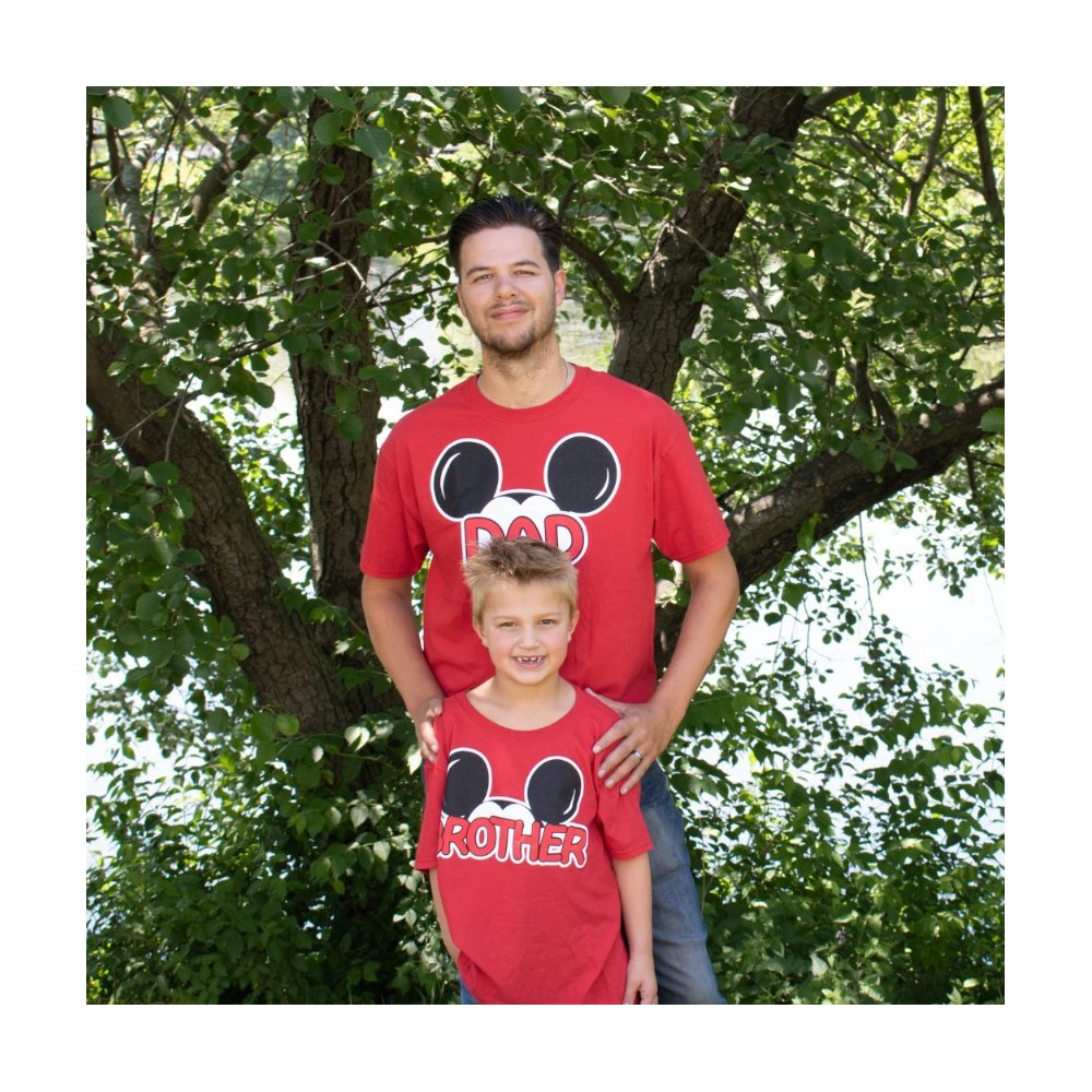 Jerry Leigh Disney Boy's Brother Mickey Mouse Family T-Shirt