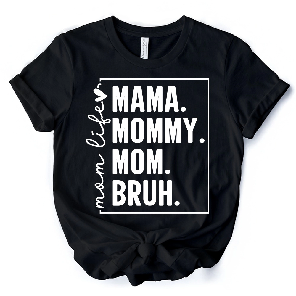 OrnamentallyYou Womens Funny Mom's Life T-Shirt