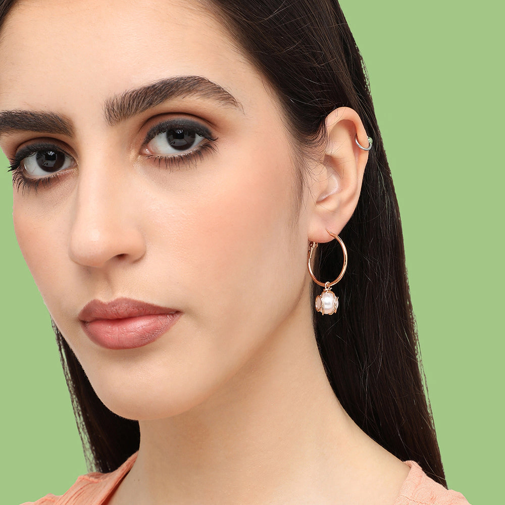 SOHI Women's Snowball Drop Earrings