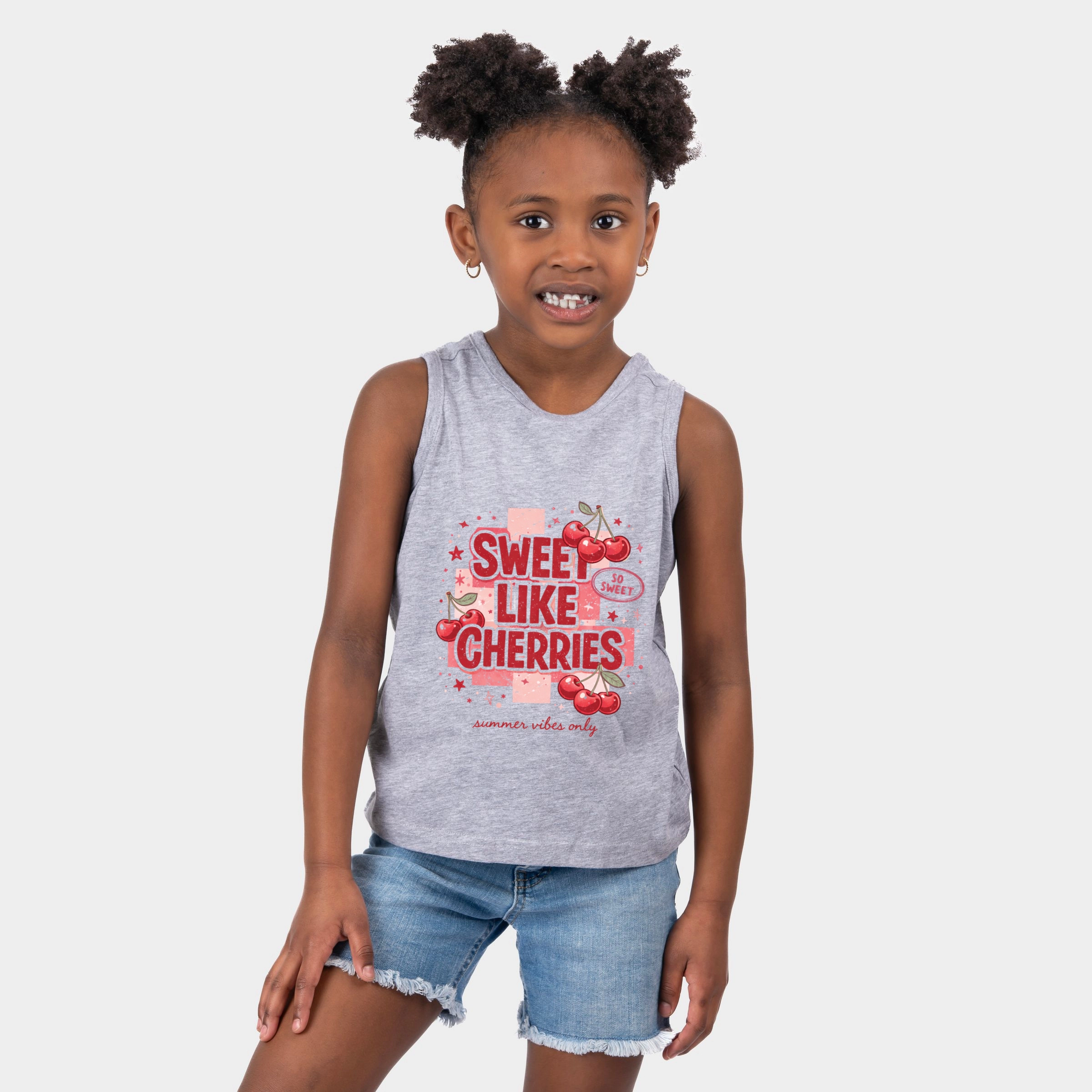 The Juniper Shop - Sweet Like Cherries Summer Vibes Youth Tank Top