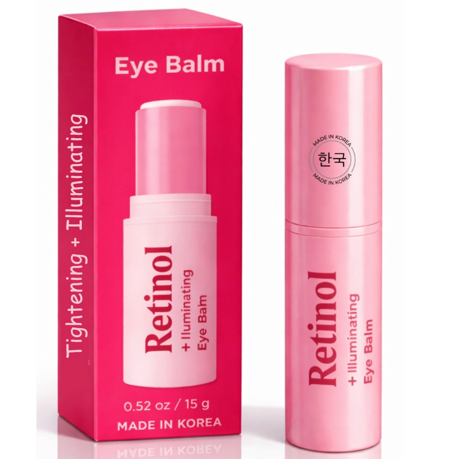 Lovery Retinol Tightening + Illuminating Eye Balm - Korean Skincare Anti-Aging Stick