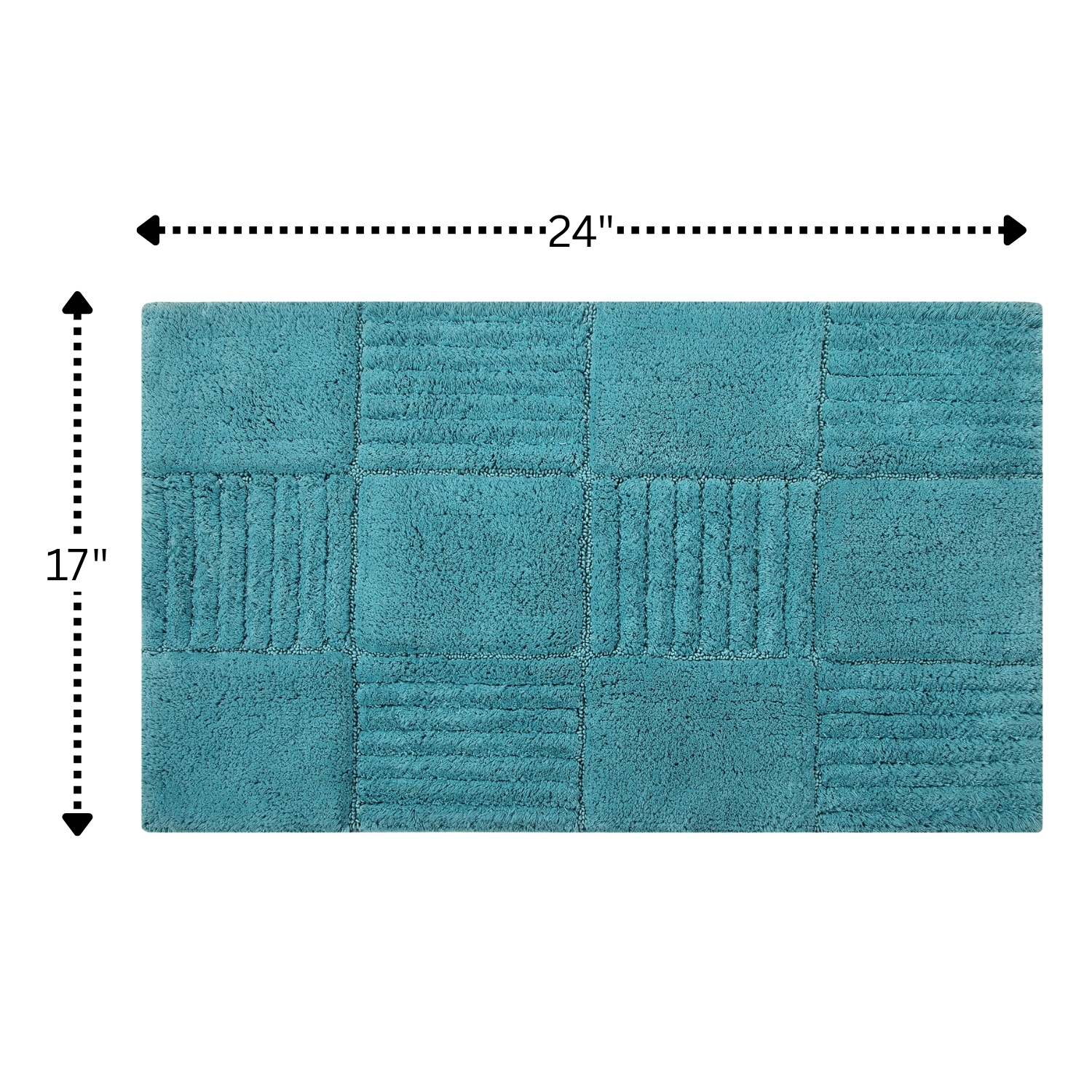 Knightsbridge Chakkar Board 220 GSF Non Skid Back Bath Rug