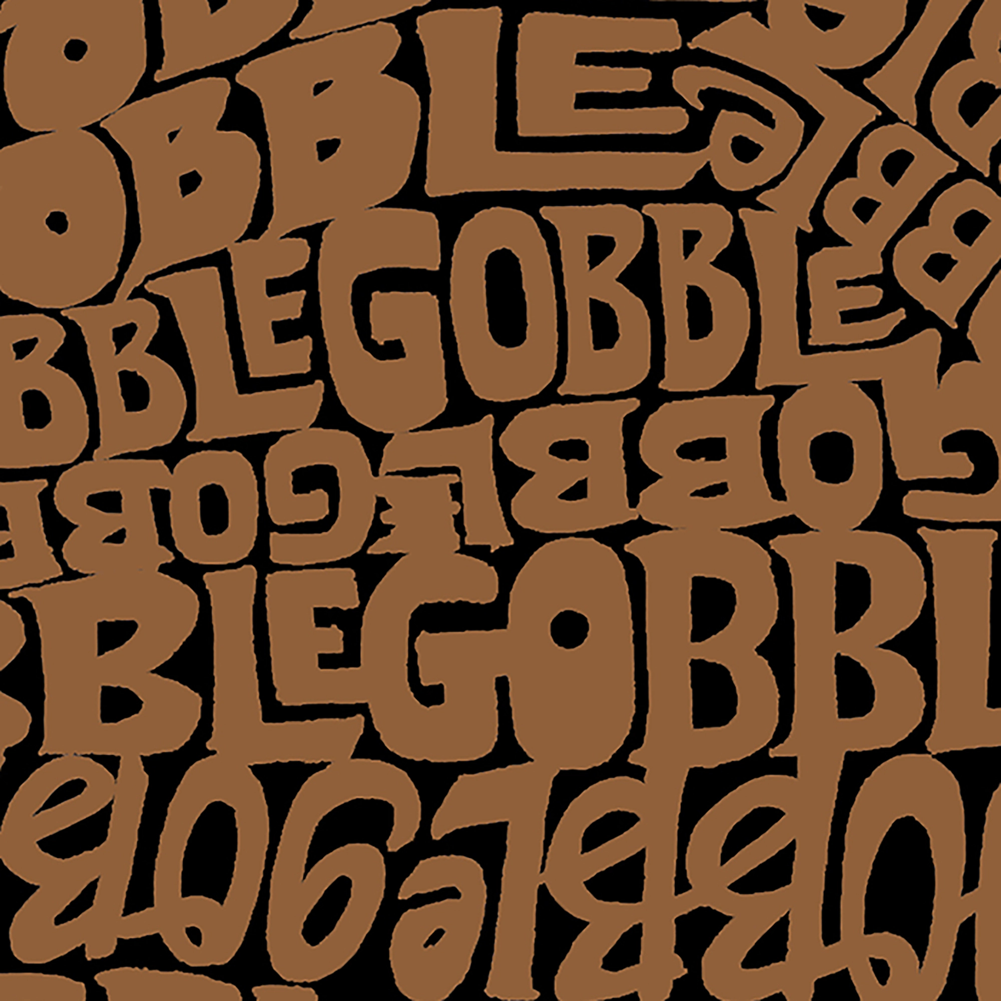 LA Pop Art Men's Thanksgiving Word T-Shirt - Gobble