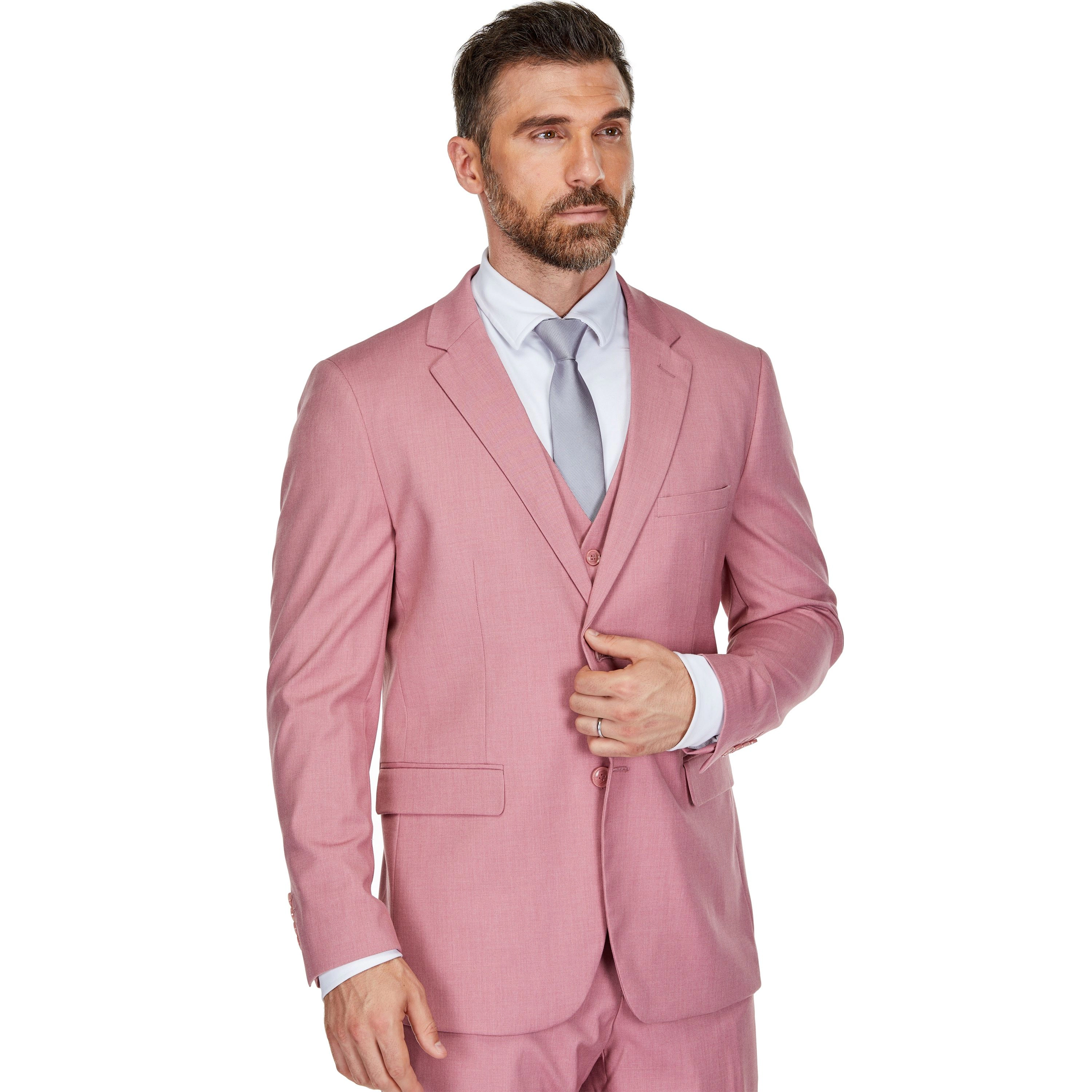 Men's 3-Piece Classic Fit Performance Stretch Suit