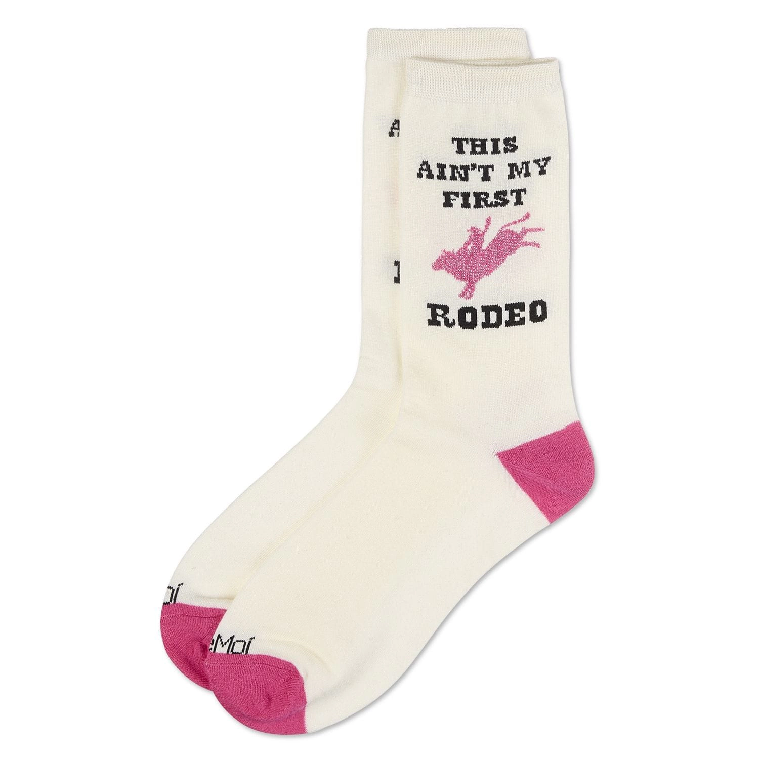 MeMoi Women's Rodeo Rayon From Bamboo Crew Socks