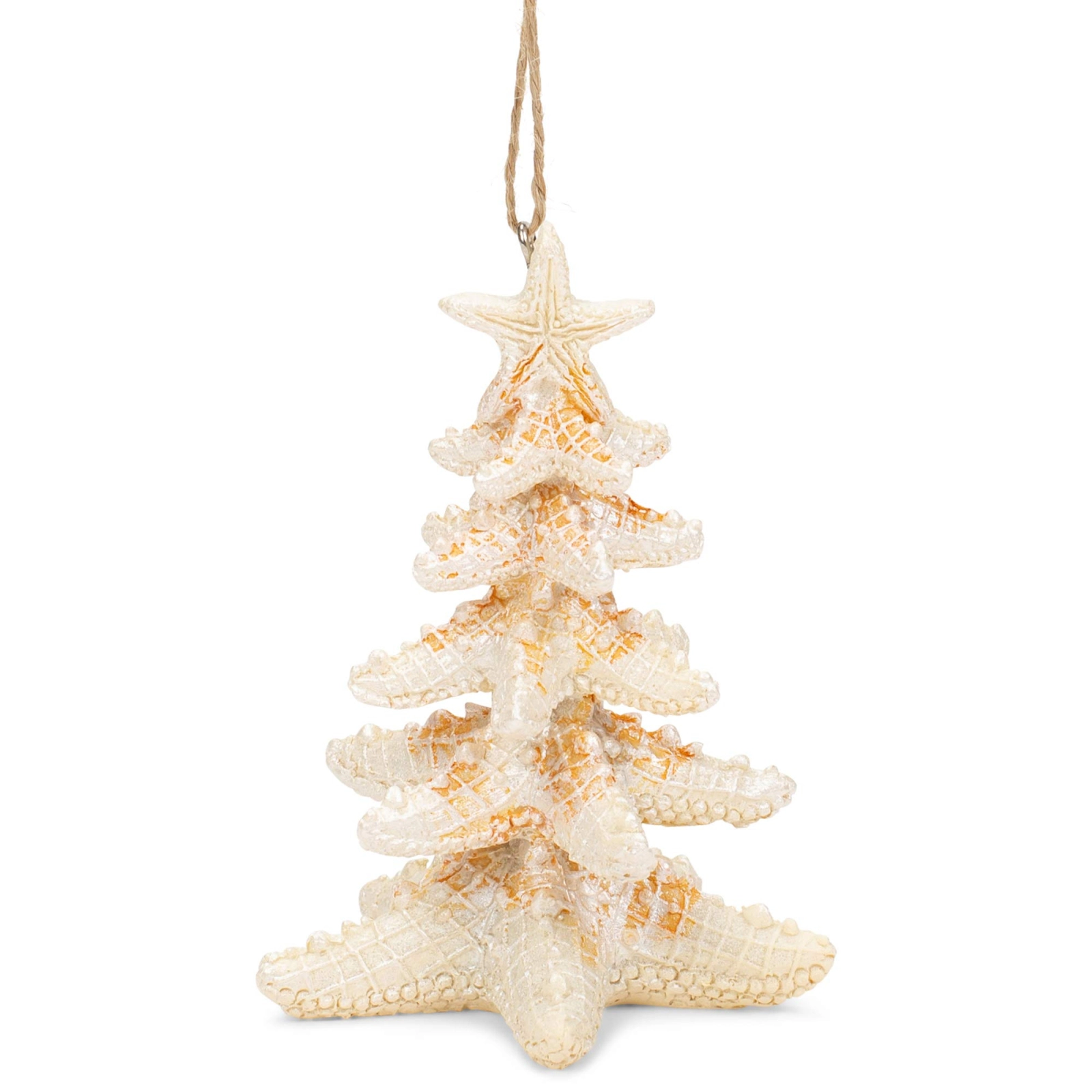Ganz Starfish Tree Natural Brown 4 x 3 Resin Stone Decorative Hanging Ornament