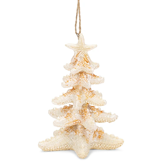 Ganz Starfish Tree Natural Brown 4 x 3 Resin Stone Decorative Hanging Ornament