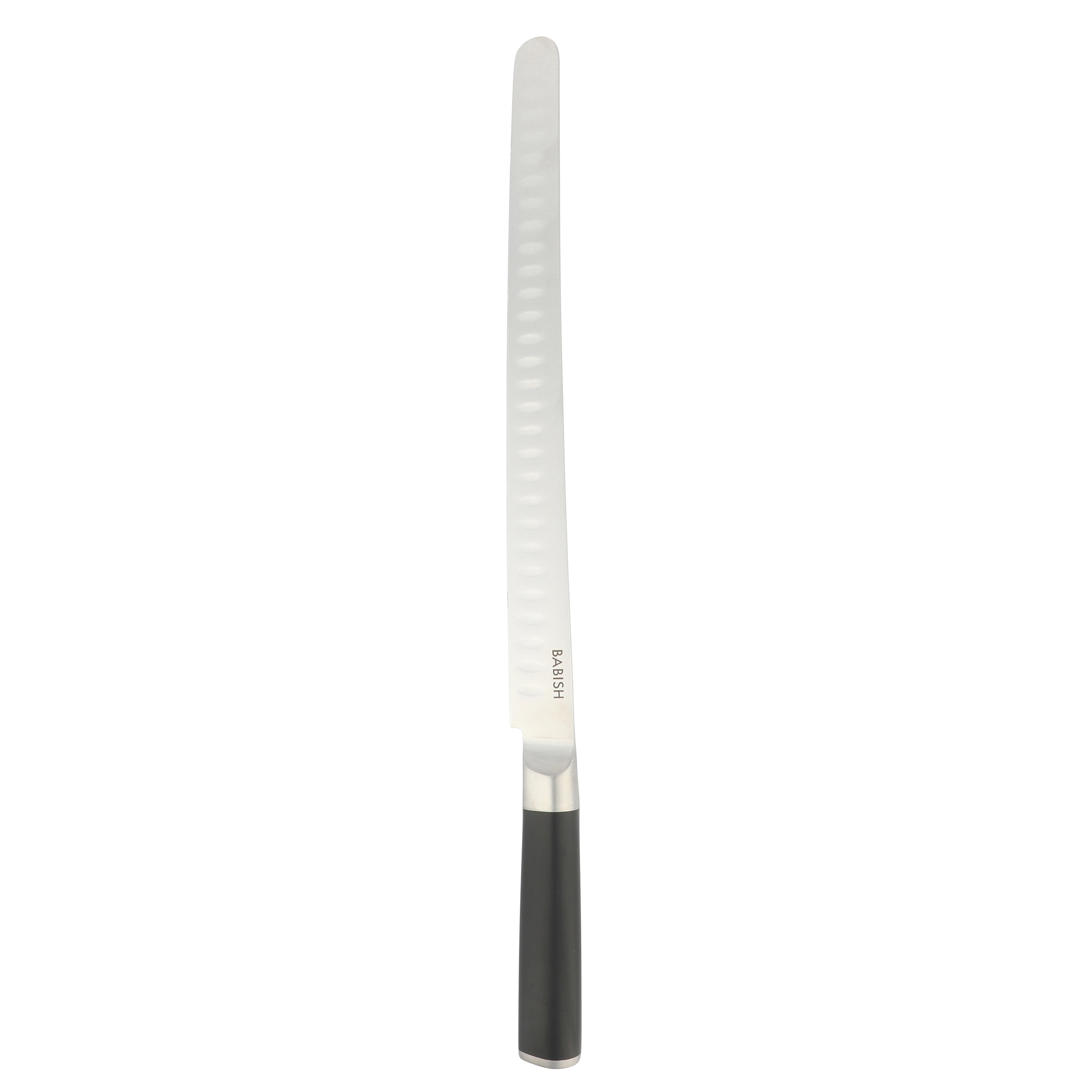Babish 12 Inch High-Carbon Stainless Steel Full Tang Super Slicer in Black
