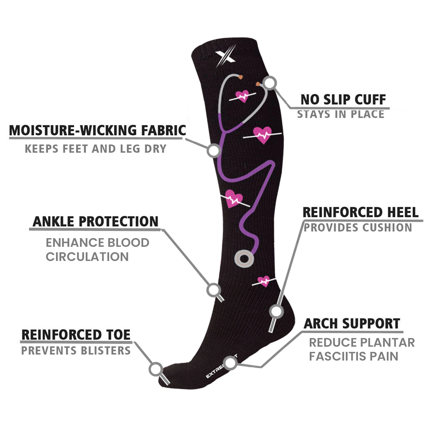 Extreme Fit Compression Socks - Socks
