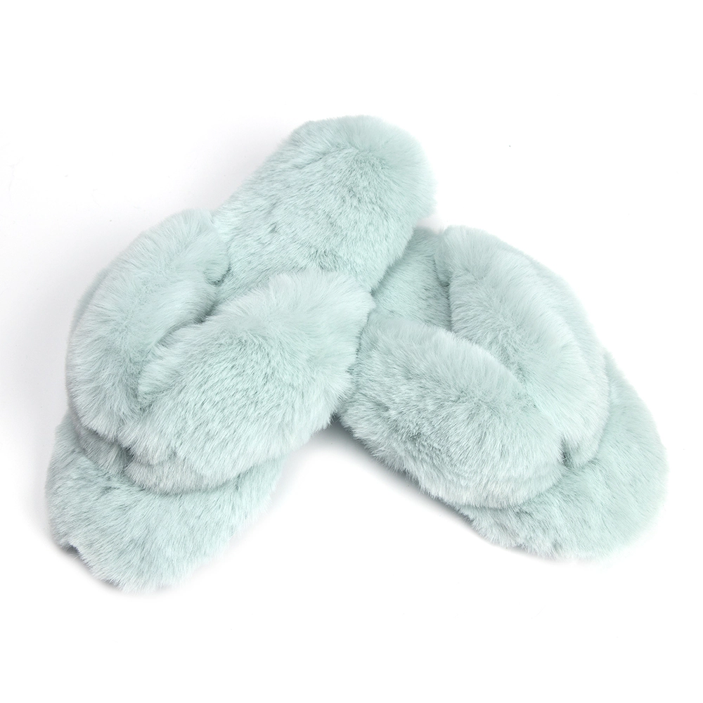 Roxoni Women’s Plush Fuzzy Slippers with Soft Faux Fur for Cozy Indoor Comfort