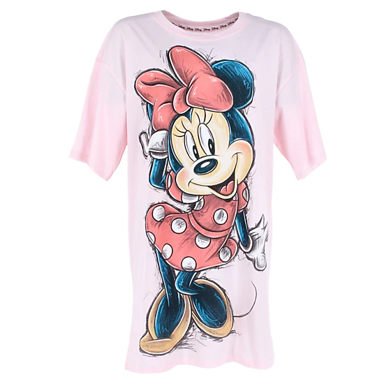 Jerry Leigh Juniors Disney Minnie Mouse Oversized Tee Shirt Dress