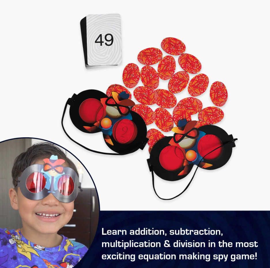 Chalk & Chuckles Super Math Spy - 2-4 Players