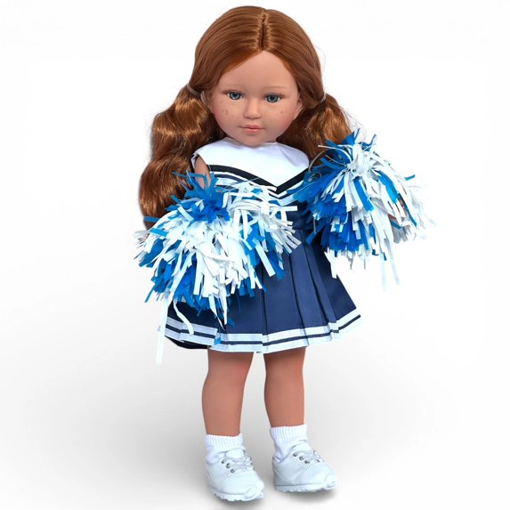 MBD® 18 Inch Doll Clothes- Blue Cheerleader Outfit for 18 Inch Kennedy and Friends Dolls