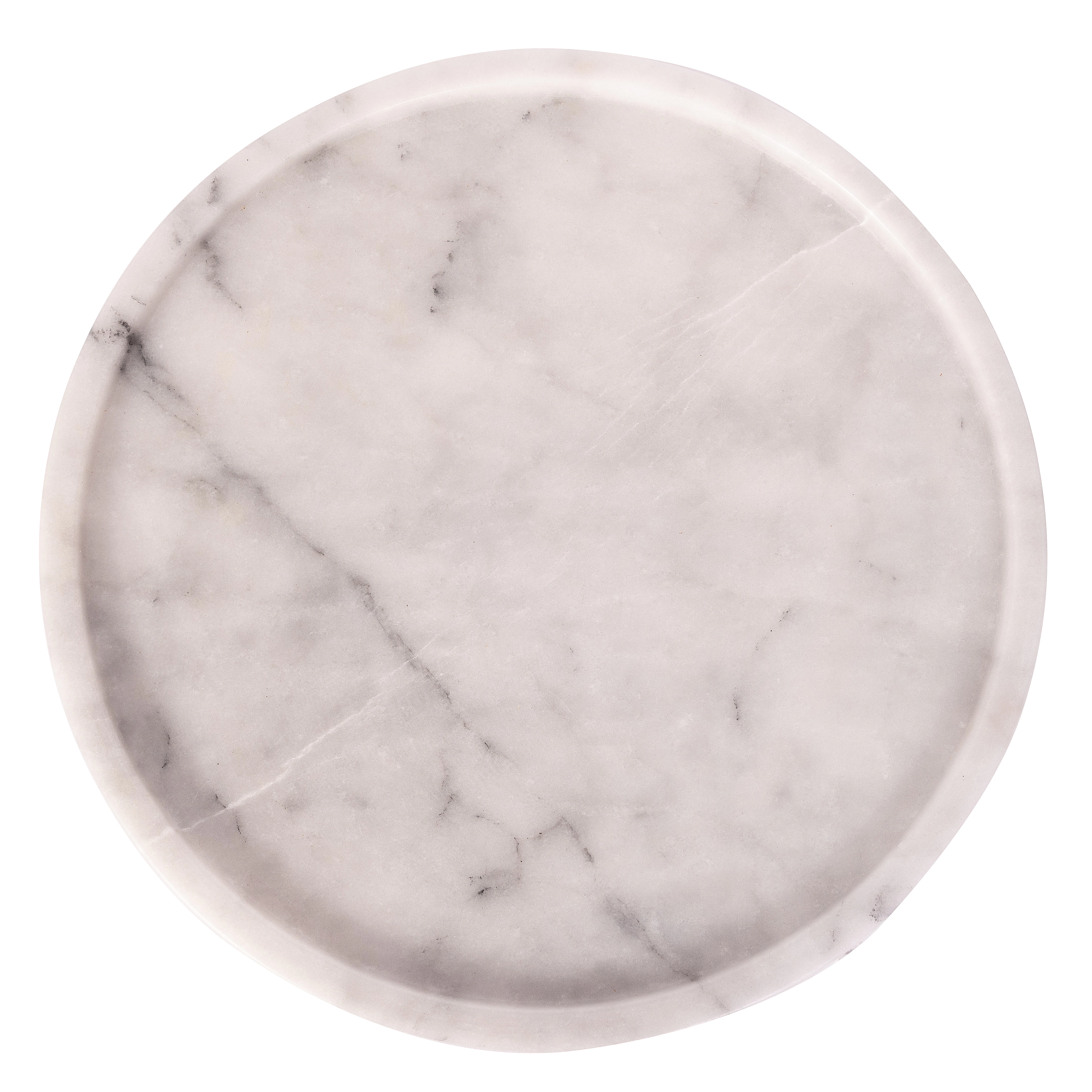 Saboga Home™ Round Marble Tray