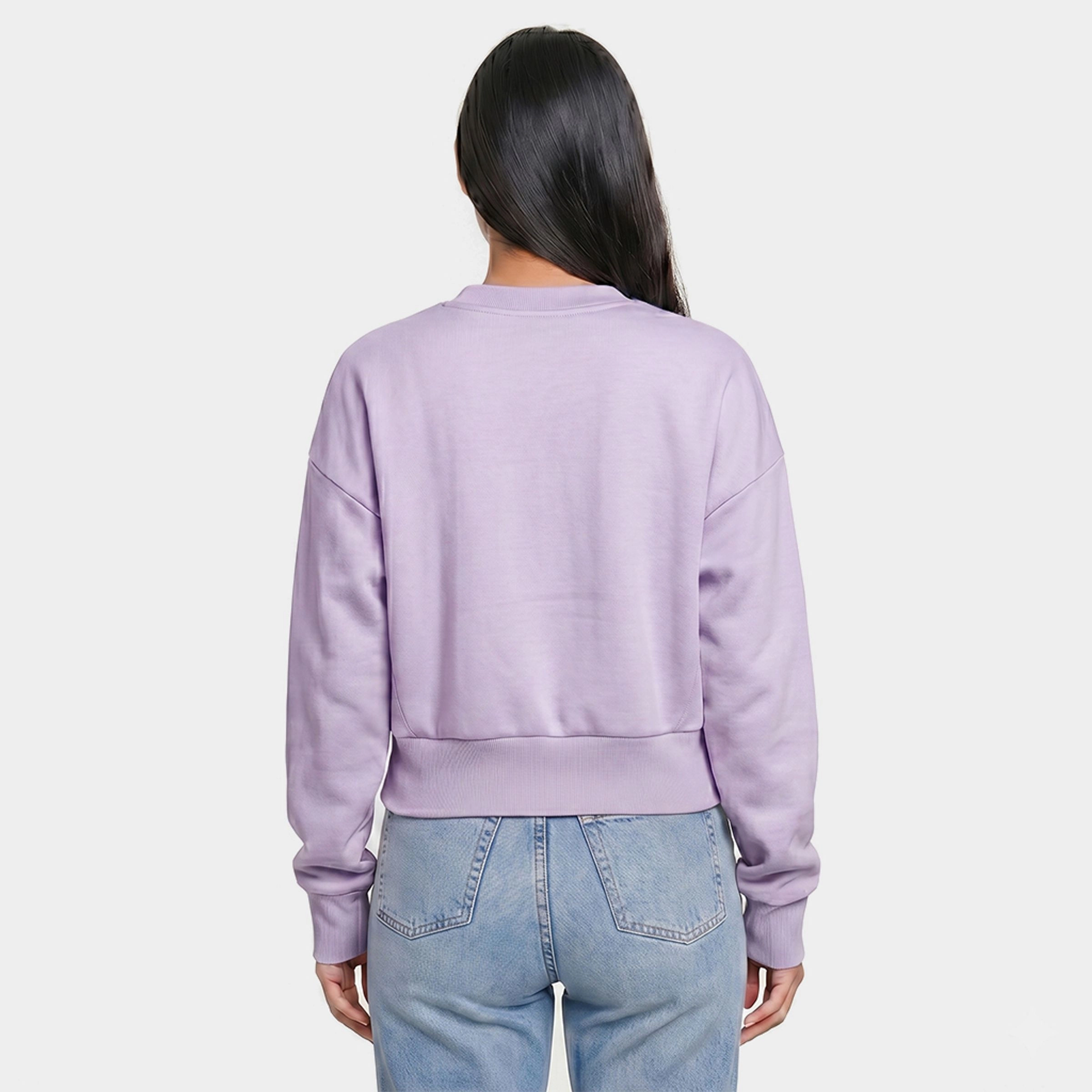 Simply Sage Market - Women's Cropped Sweatshirt Teacher Tall Floral