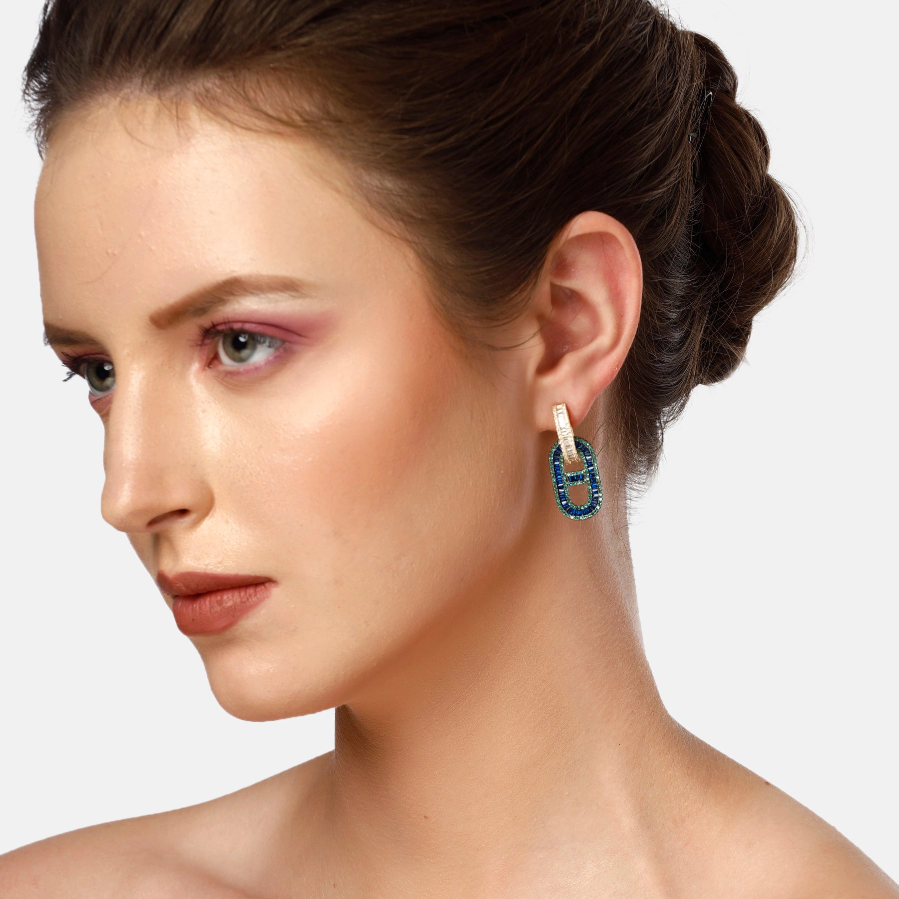 AGP PARIS Womens Diva Cylinderical Drop Earrings