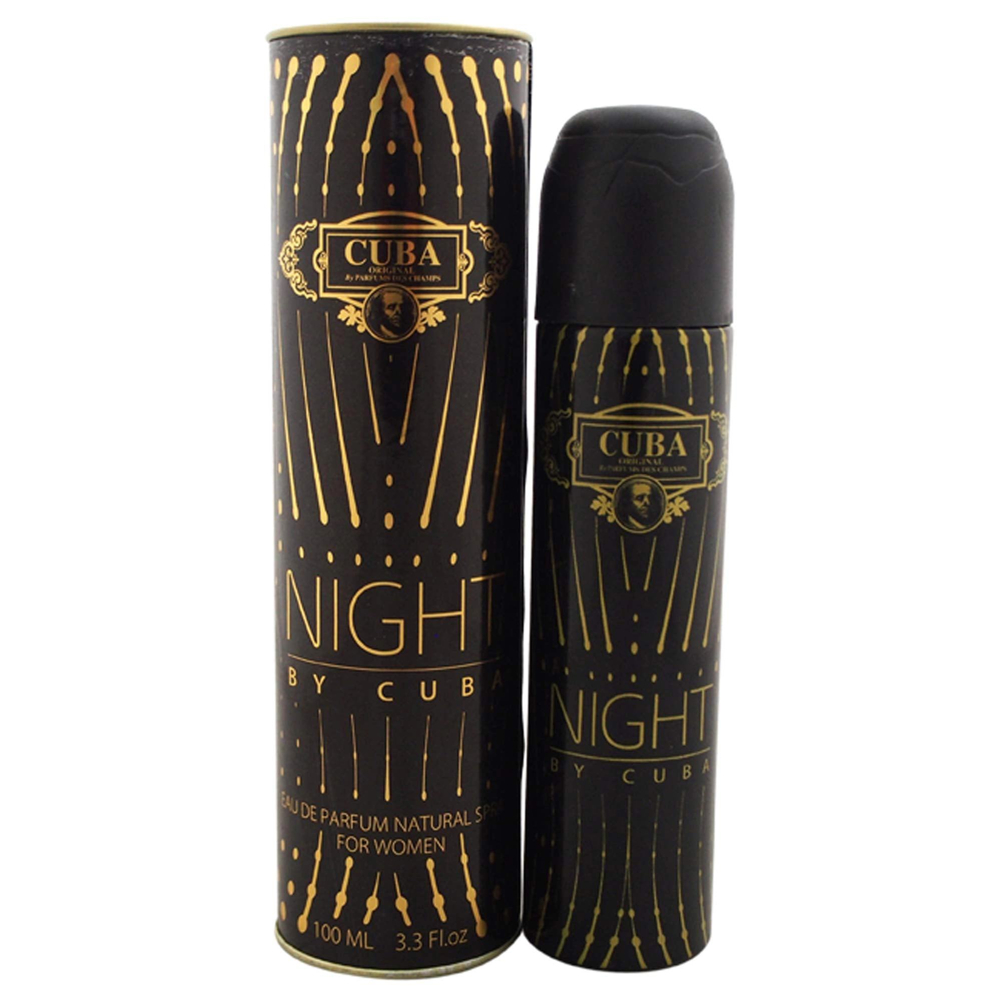 Cuba Night Eau de Parfum for Women - Vanilla Evening Scent 3.3 oz Spray