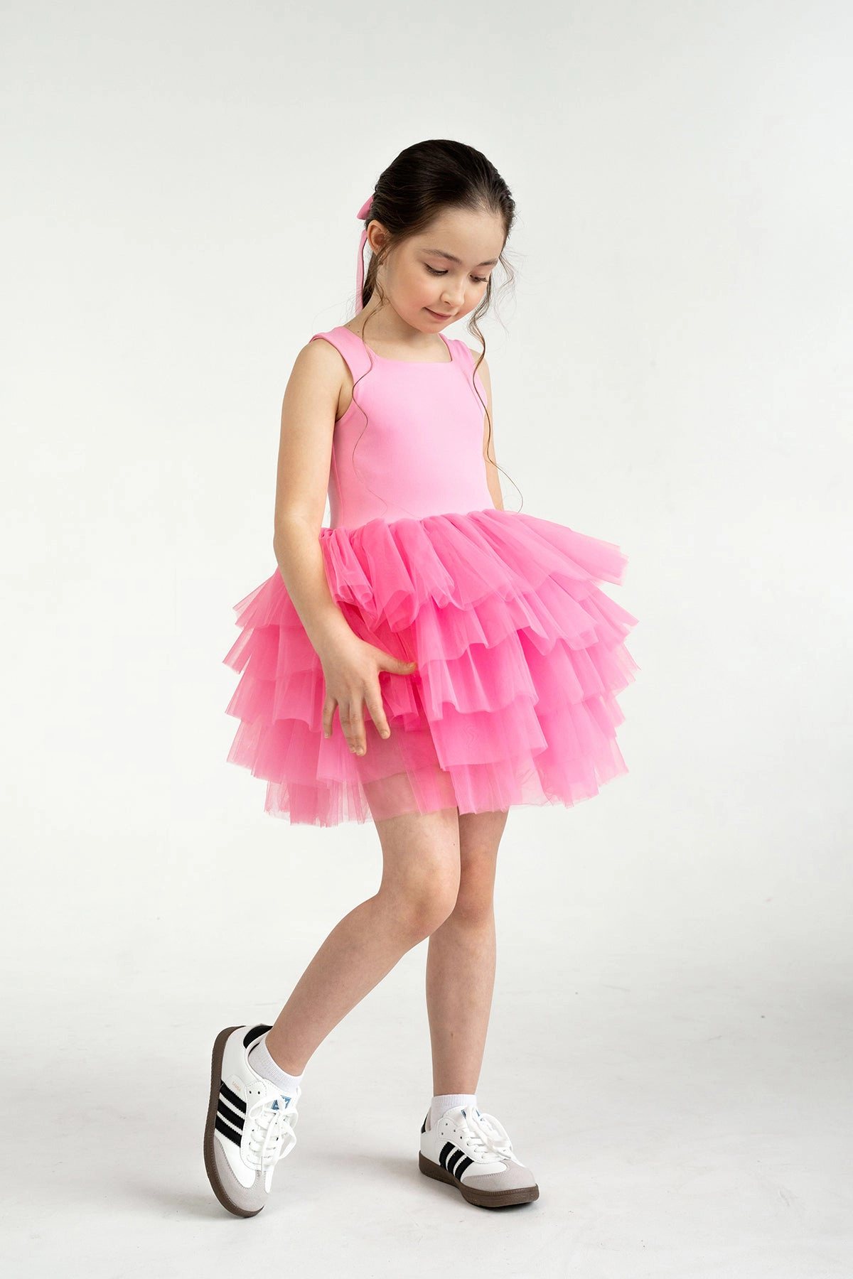 Mini Celebrities Girls Pink Magnolia Tutu Dress