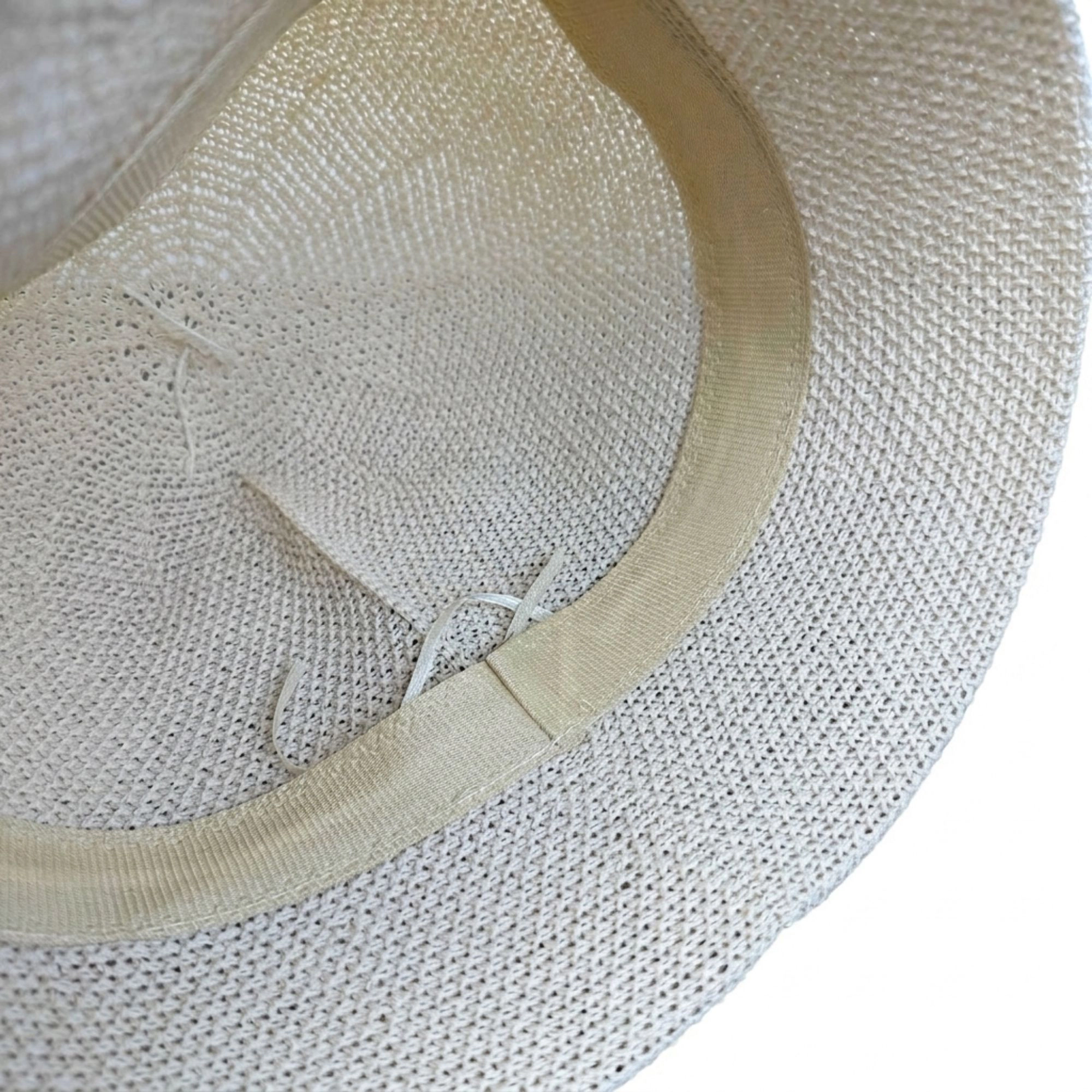 Anna-Kaci Women's Crochet Bucket Hat with Openwork Texture and Short Brim