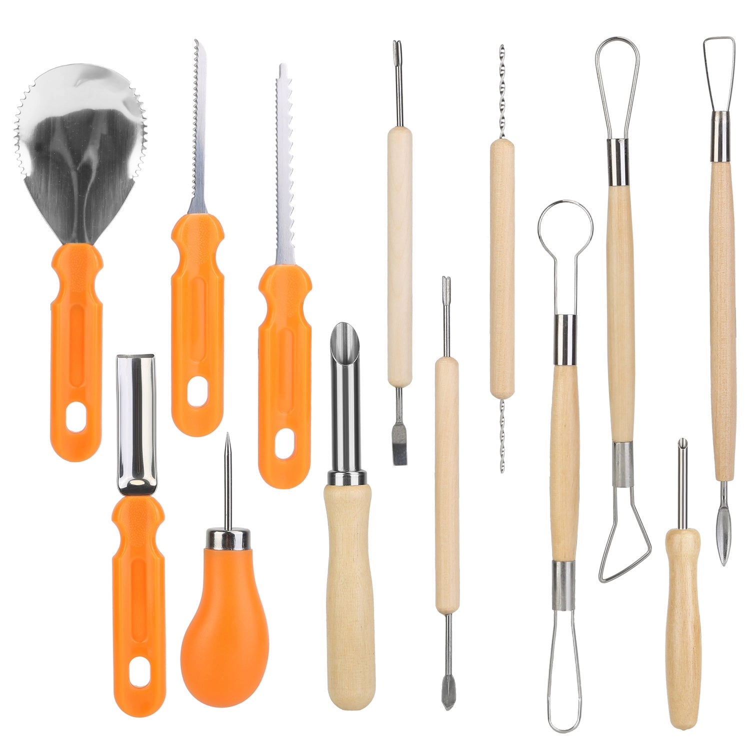 IMounTEK Unisex Stainless Steel Pumpkin Carving Kit