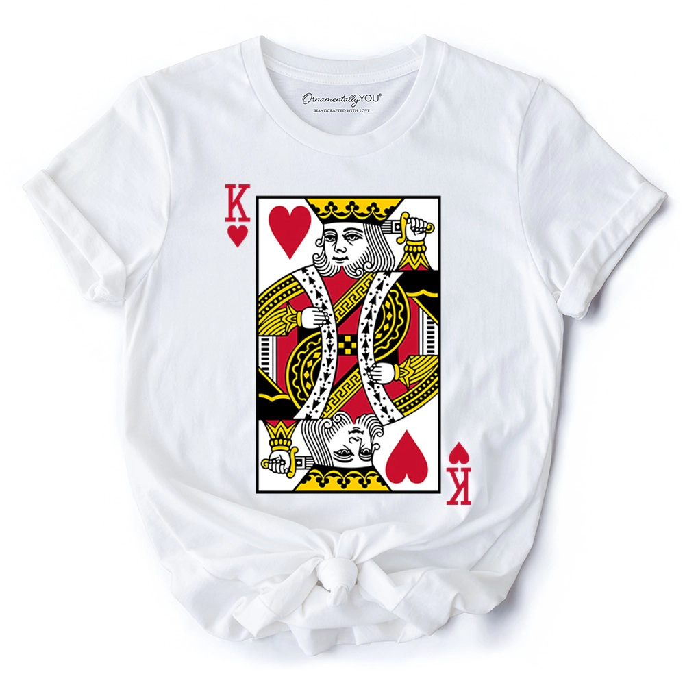 OrnamentallyYou Unisex King Of Hearts Valentine T-Shirt