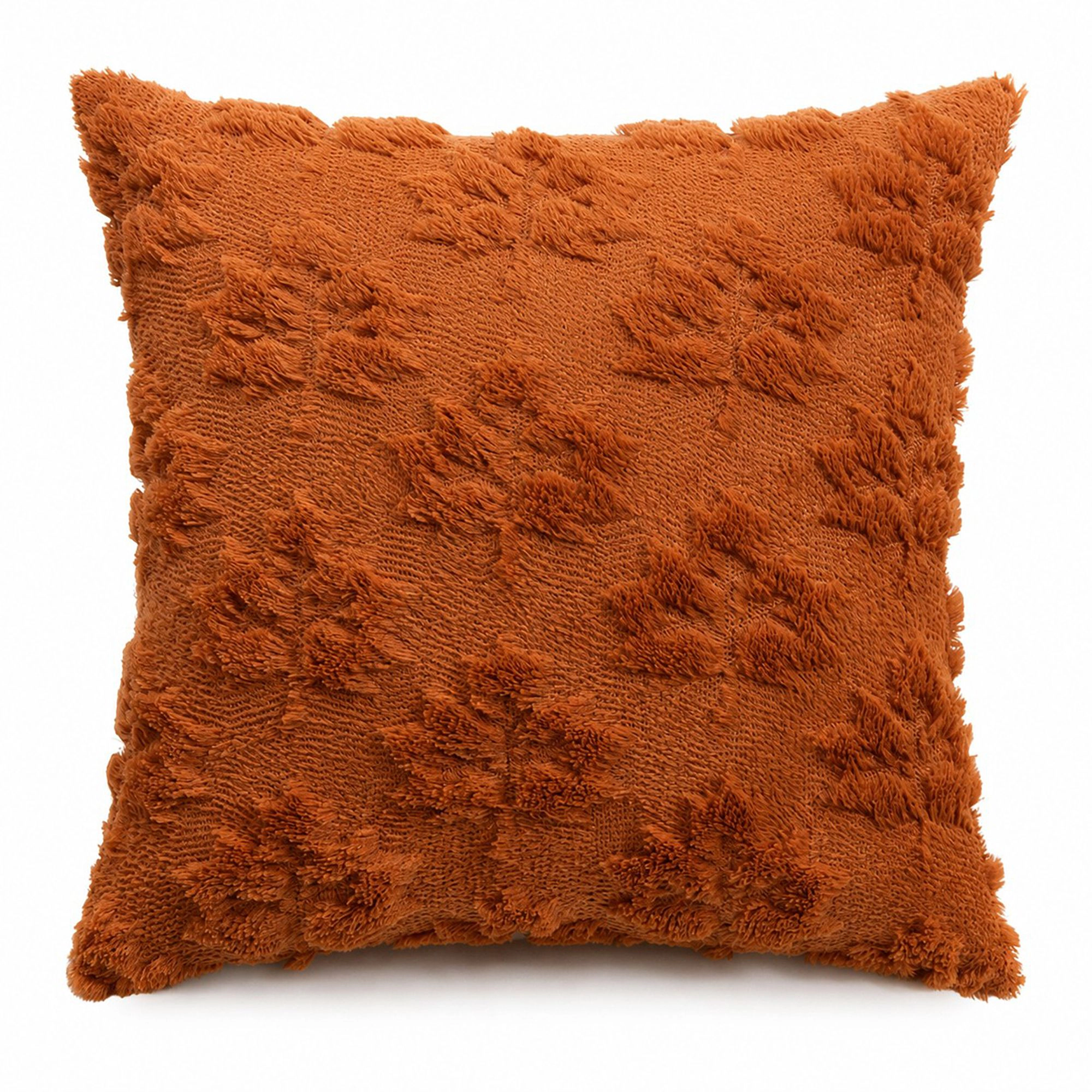 Alilang Unisex Textured Tufted Botanical Throw Pillow Cover for Couch Bed and Chair