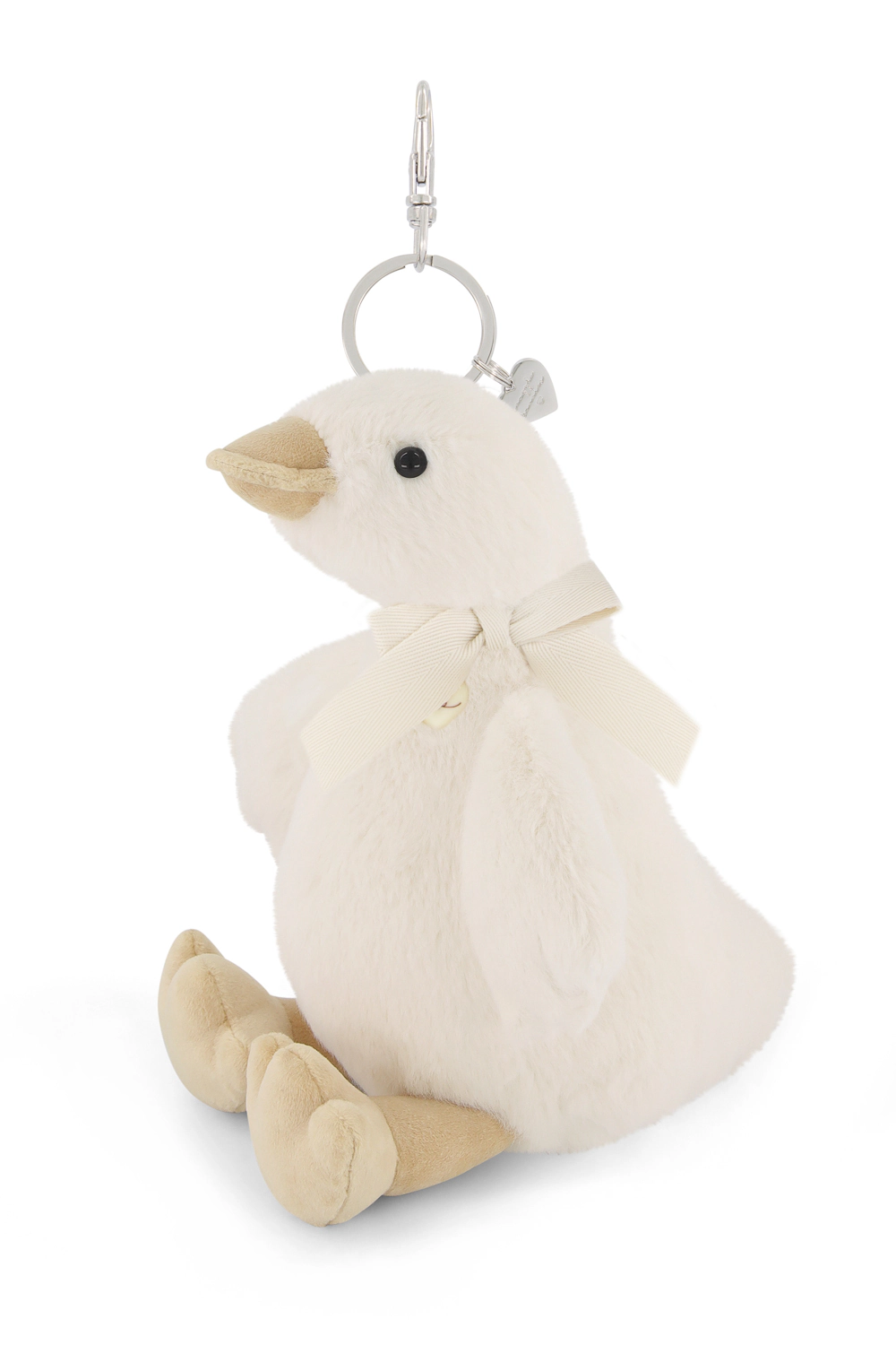 Snuggle Bunnies Rosie the Duck 6" Keychain with Bow