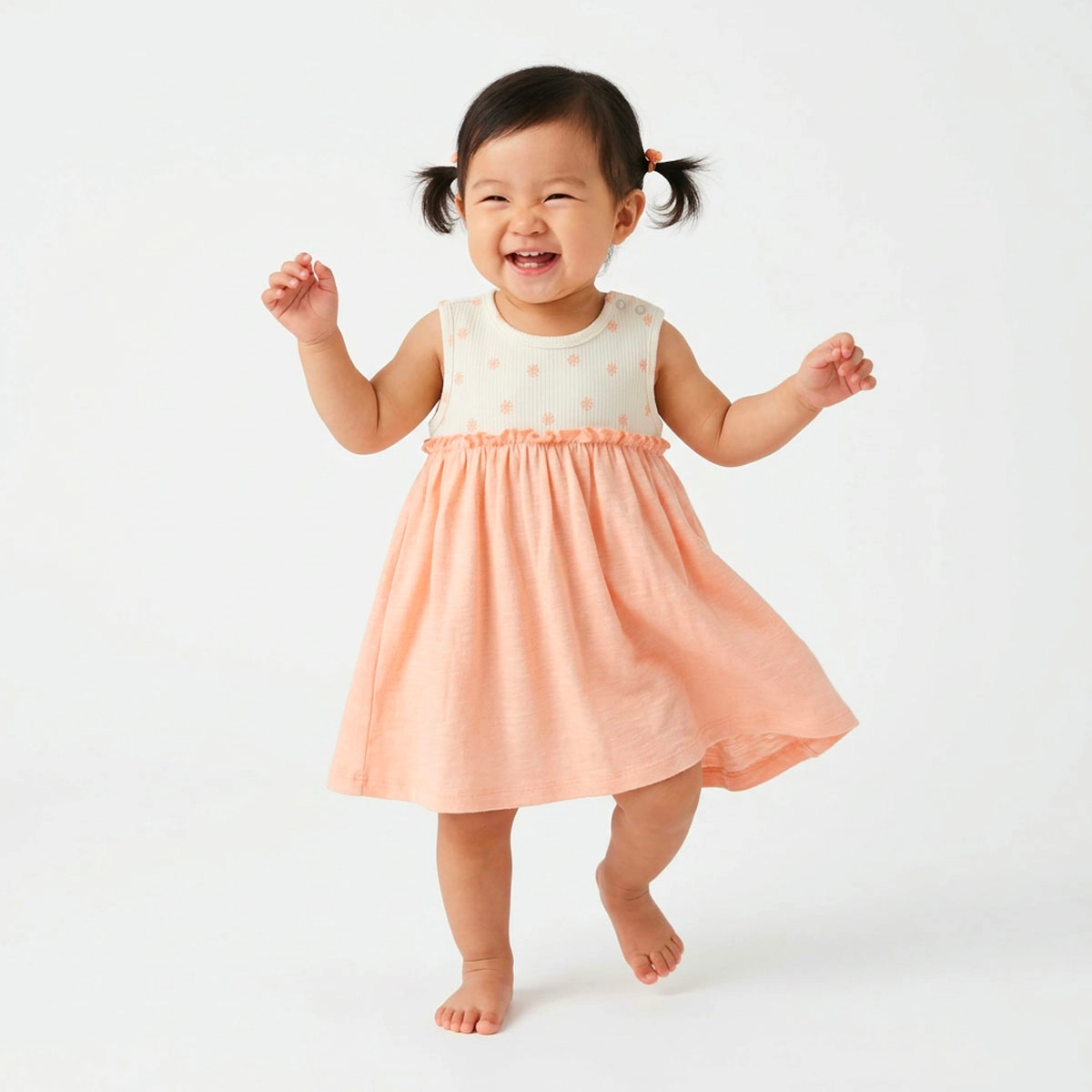 Rockets of Awesome Ruffle Tank Top For Baby Girl