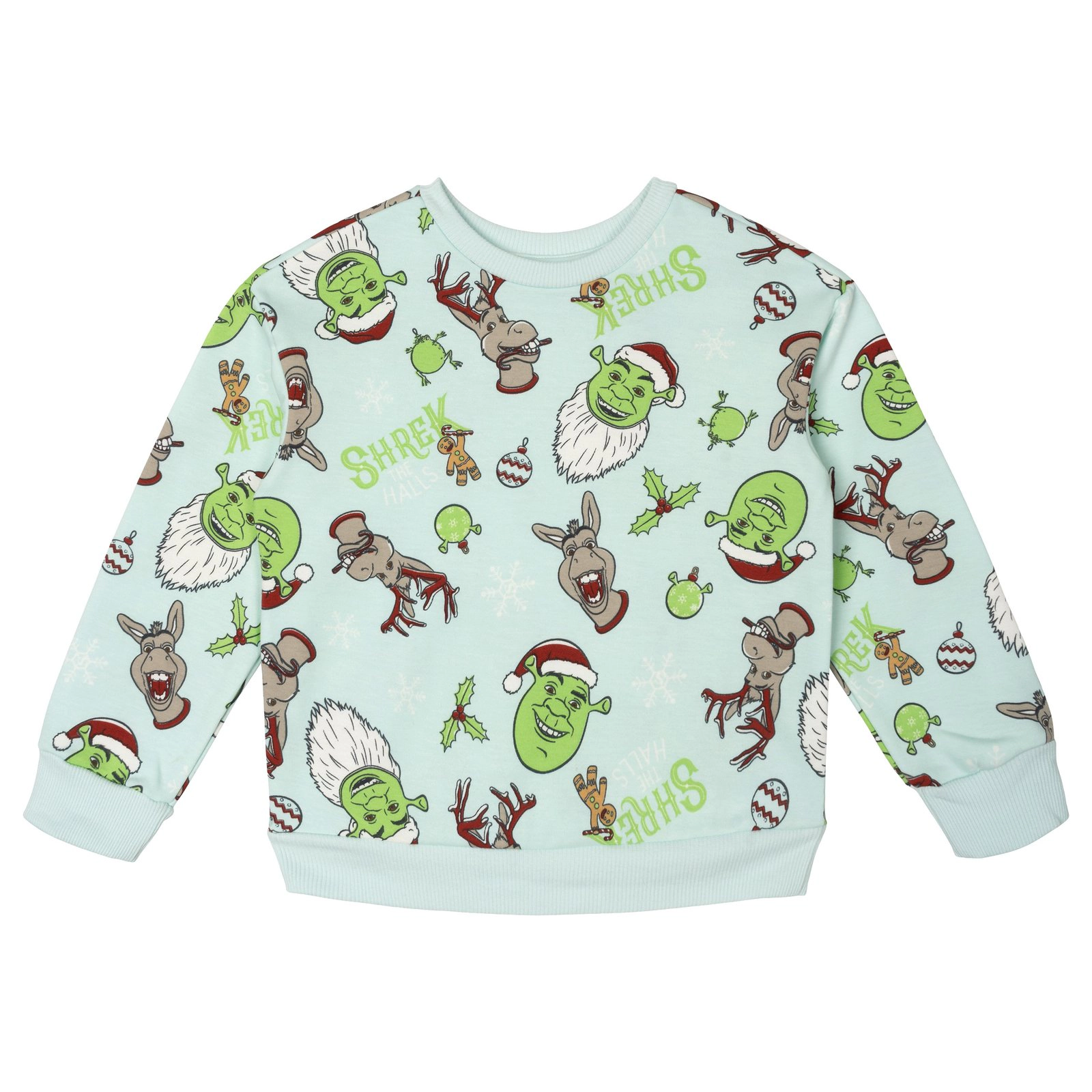 DreamWorks Shrek Boys' Fleece Sweatshirt and Pants Pajama Set