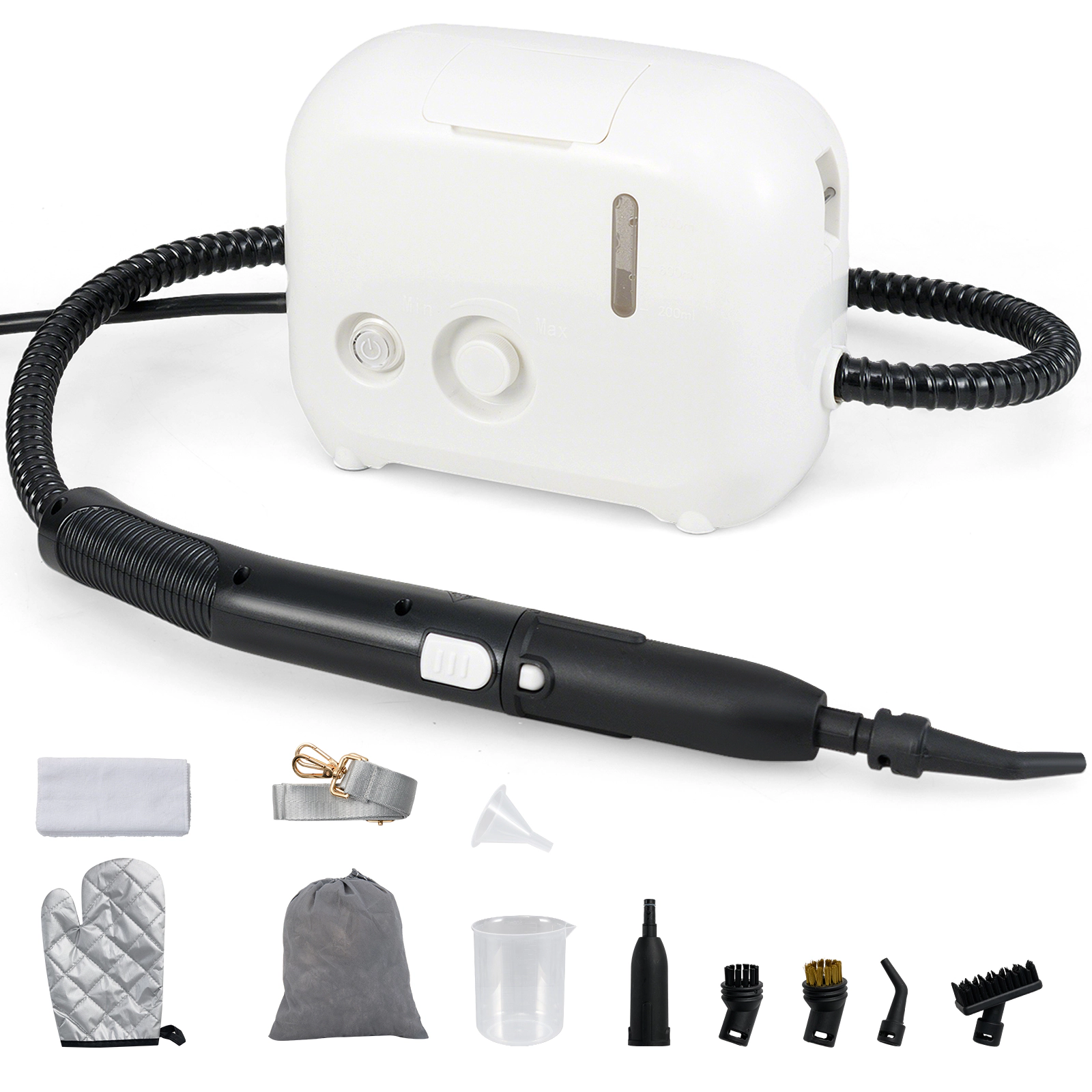 LJG 1500W Portable Steam Cleaner with 34 oz Water Tank