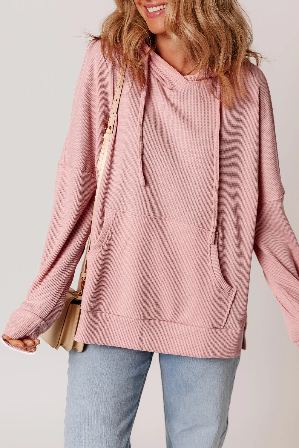 Threaded Pear Women's Aria High Low Oversized Hoodie