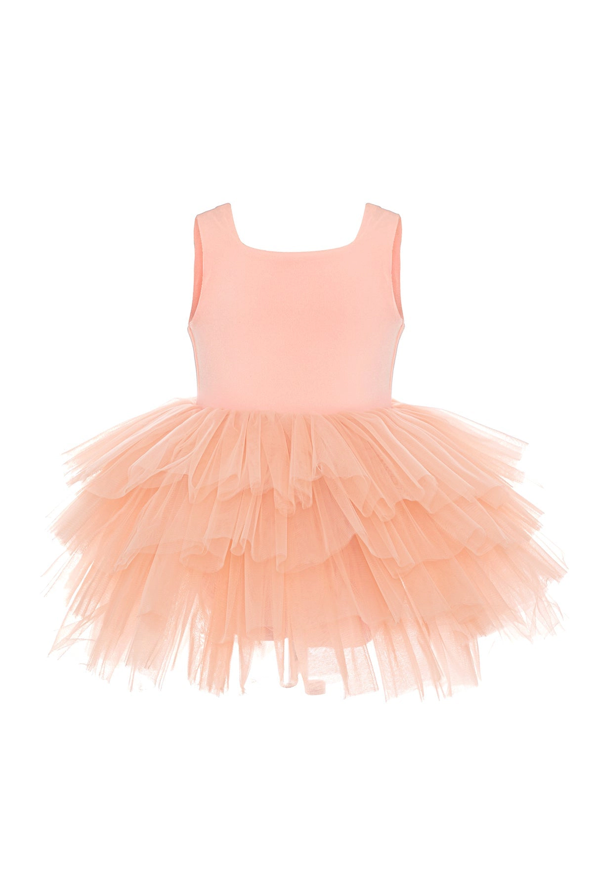 Mini Celebrities Girls Salmon Sunset Tutu Dress