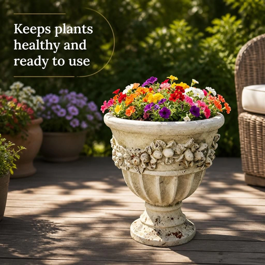 WOW PIONEER Tall Decorative Outdoor Planter