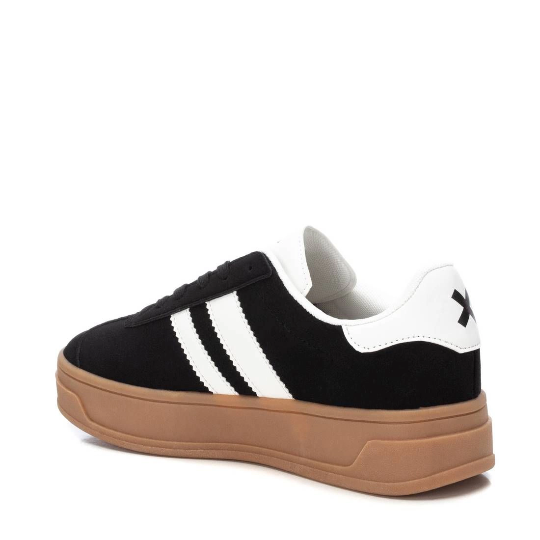 XTI Women's Suede Lace-Up Sneakers Lightweight Non-Slip Casual Shoes