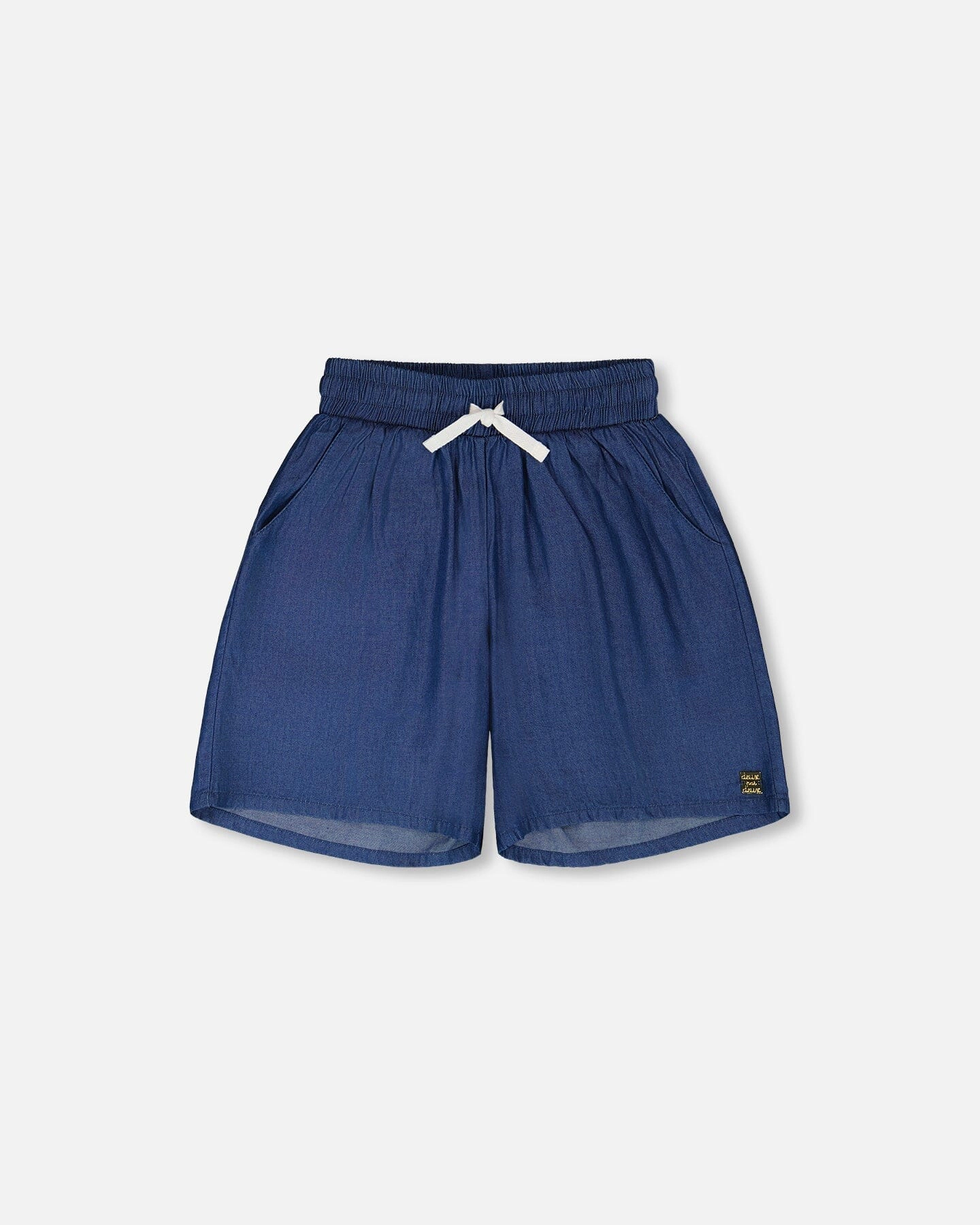Deux par Girls Chambray Elastic Waist Bermudas