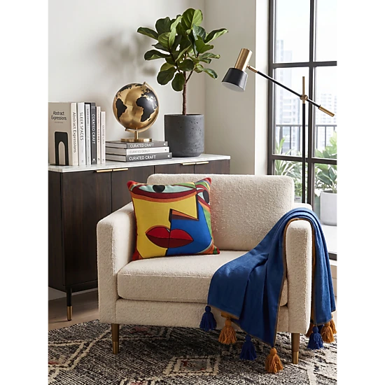 GAURI KOHLI Anatolia Throw Pillow 20"x20"