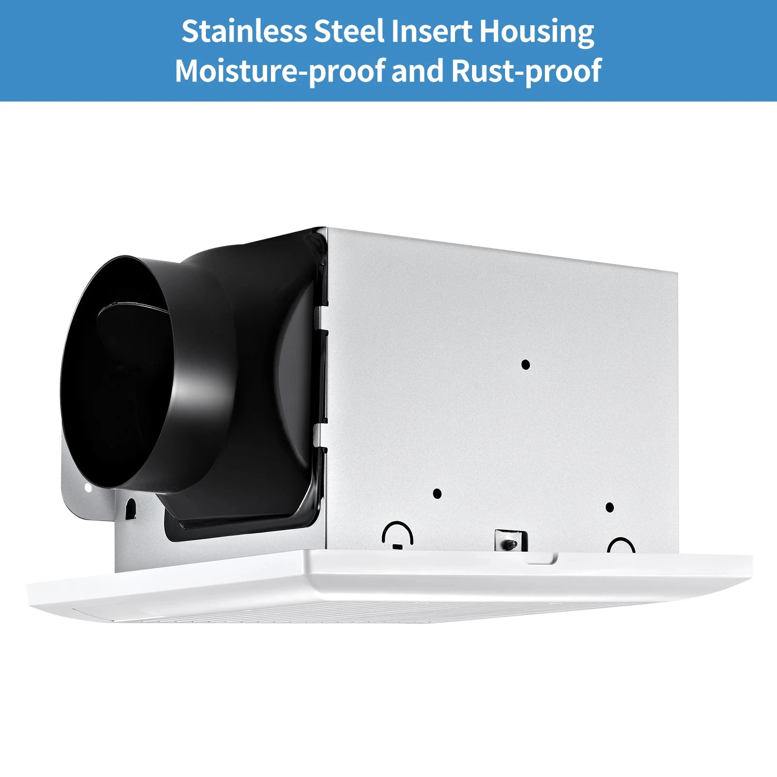 Envelor 110 CFM Ceiling Bathroom Exhaust Fan in White