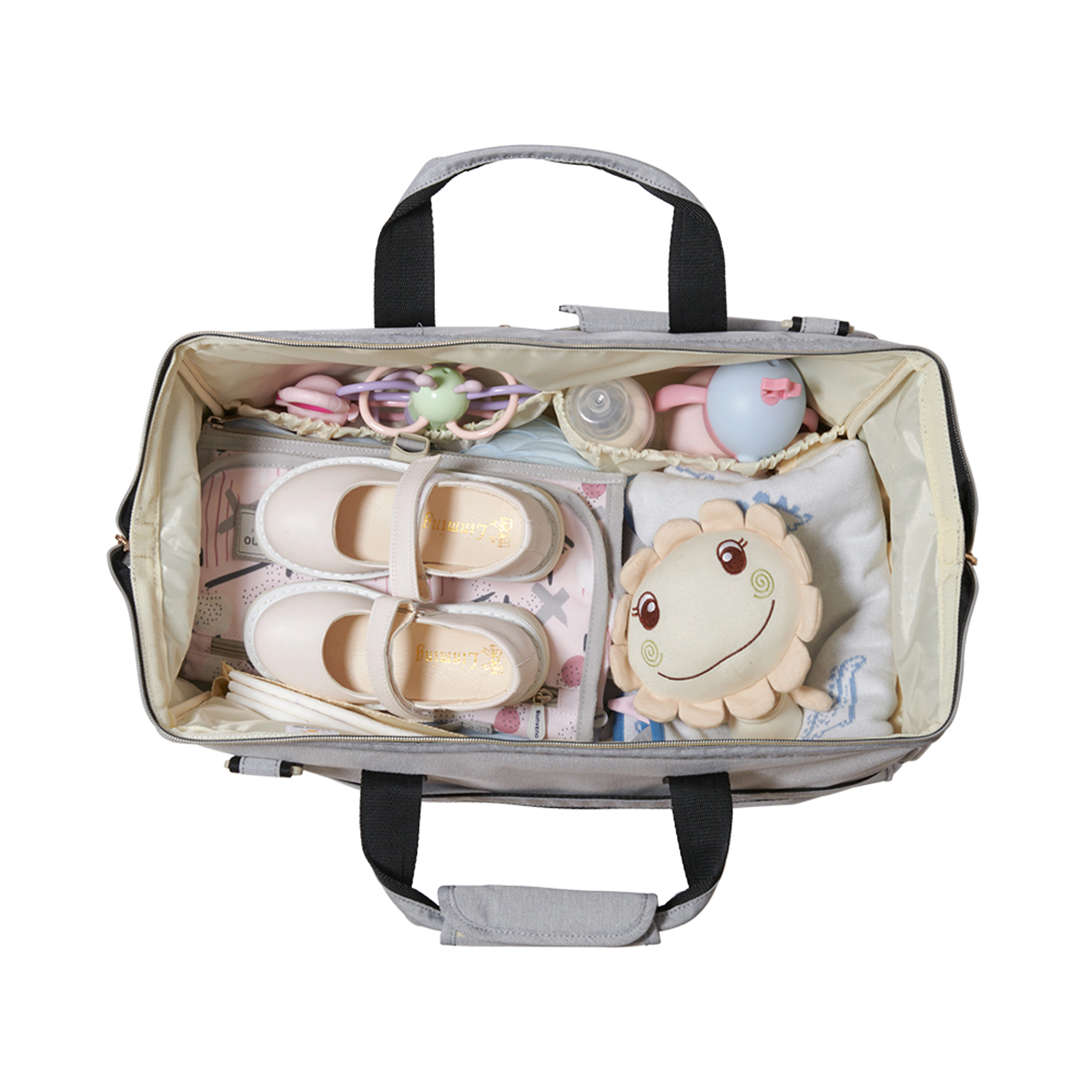 SUNVENO 3-in-1 Large Capacity Weekender Diaper Bag Travel Duffel