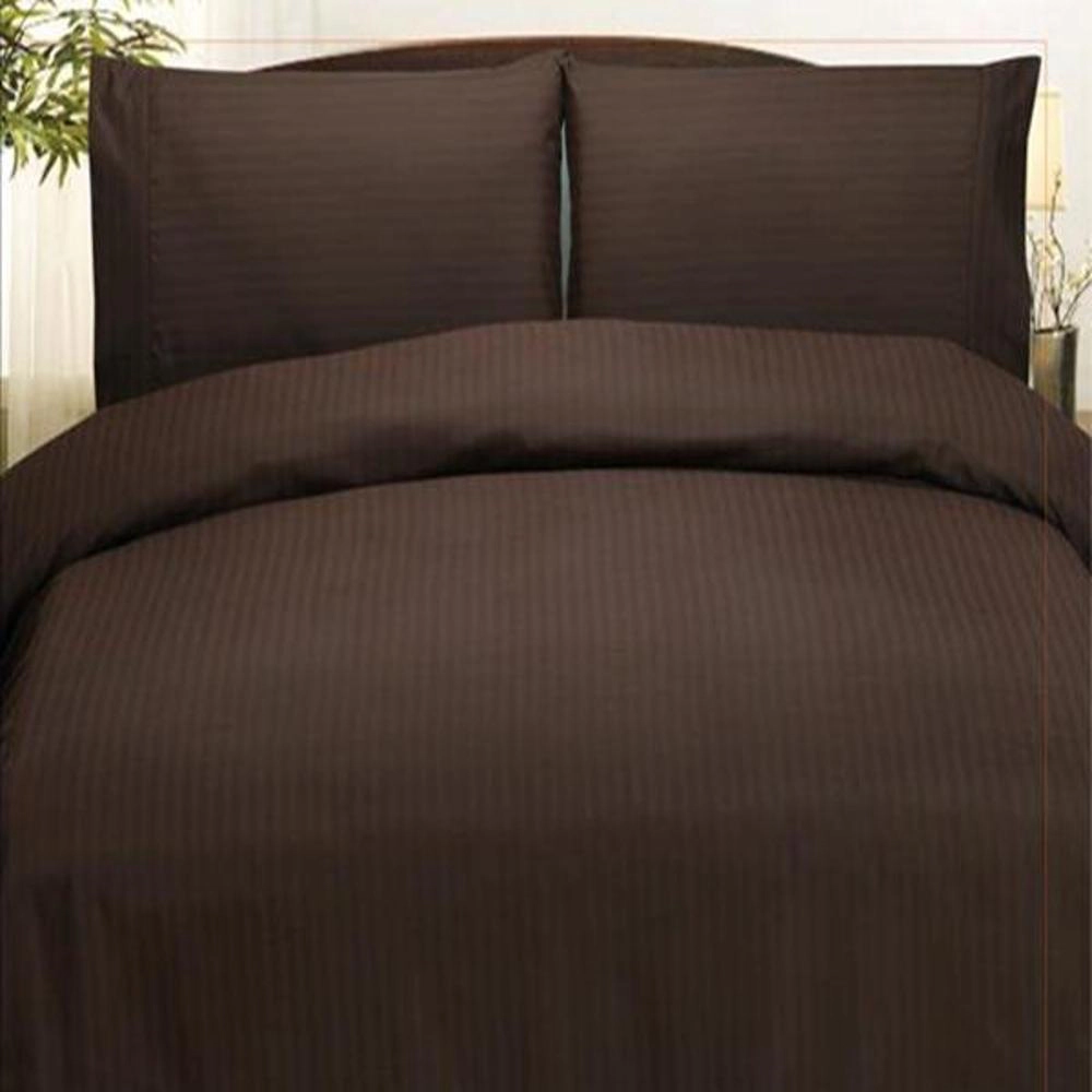 Plazatex Embossed Dobby Stripe 90GSM Microfiber Sheet Set - Twin 39x75