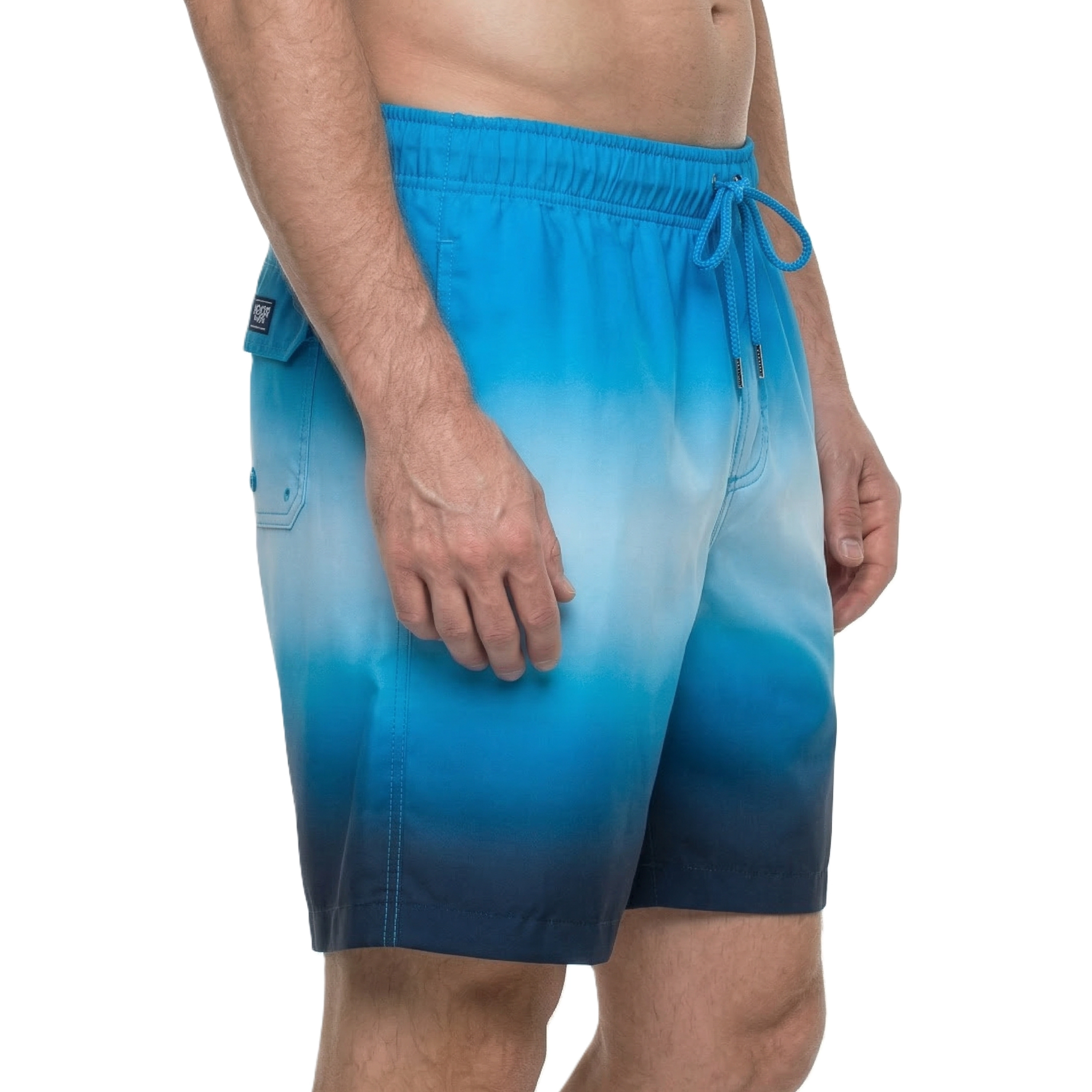Rokka&Rolla Men’s Quick-Dry Mesh-Lined Swim Trunks
