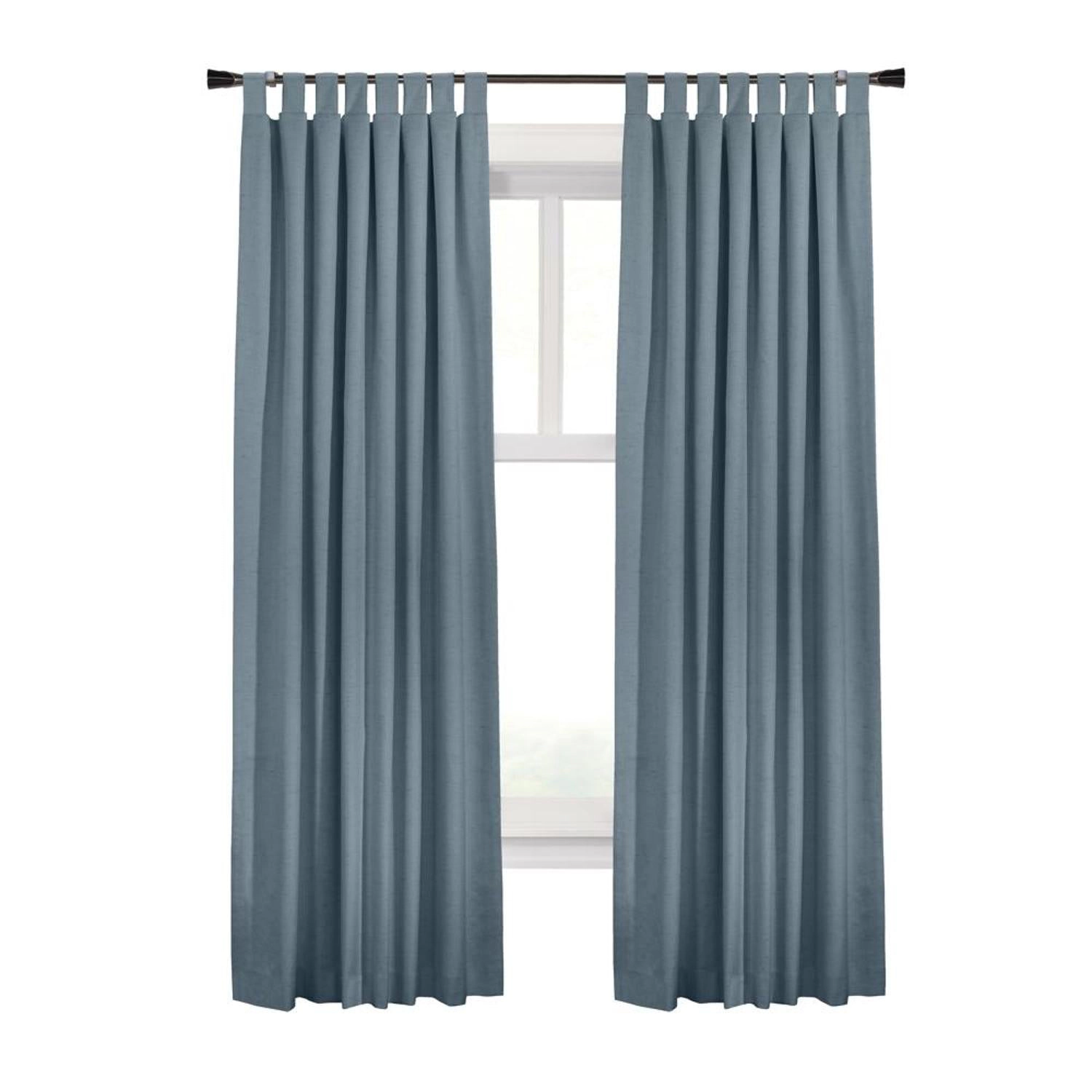 Commonwealth Ventura Tab Top Dressing Window Curtain Panel Pair