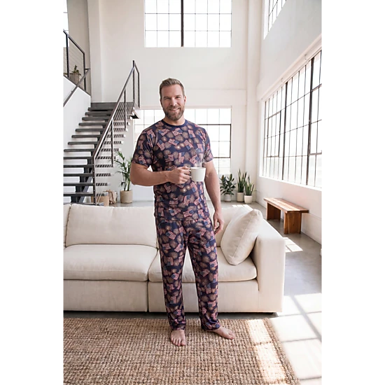 KingSize Men's Big & Tall Lightweight Cotton Novelty PJ Set - JCPenney