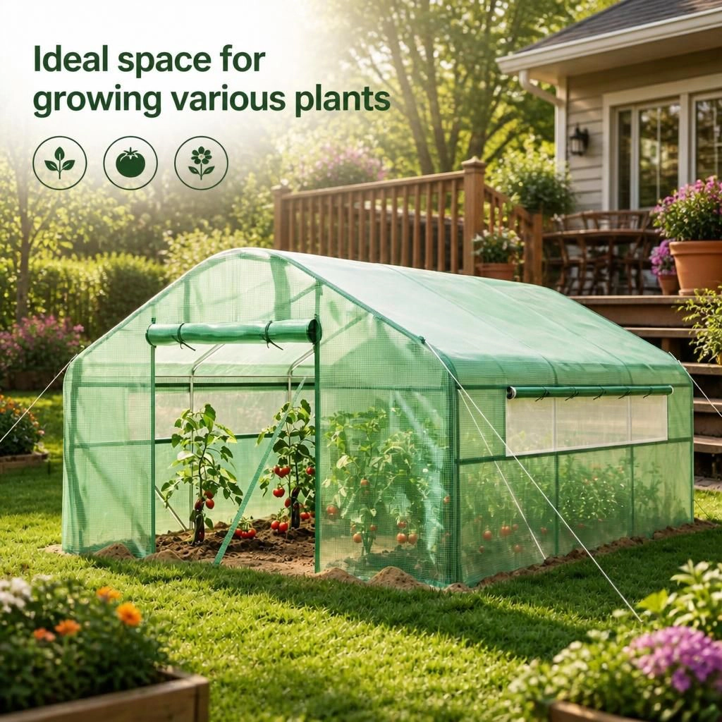 WOW PIONEER Polyethylene Walk-In Greenhouse