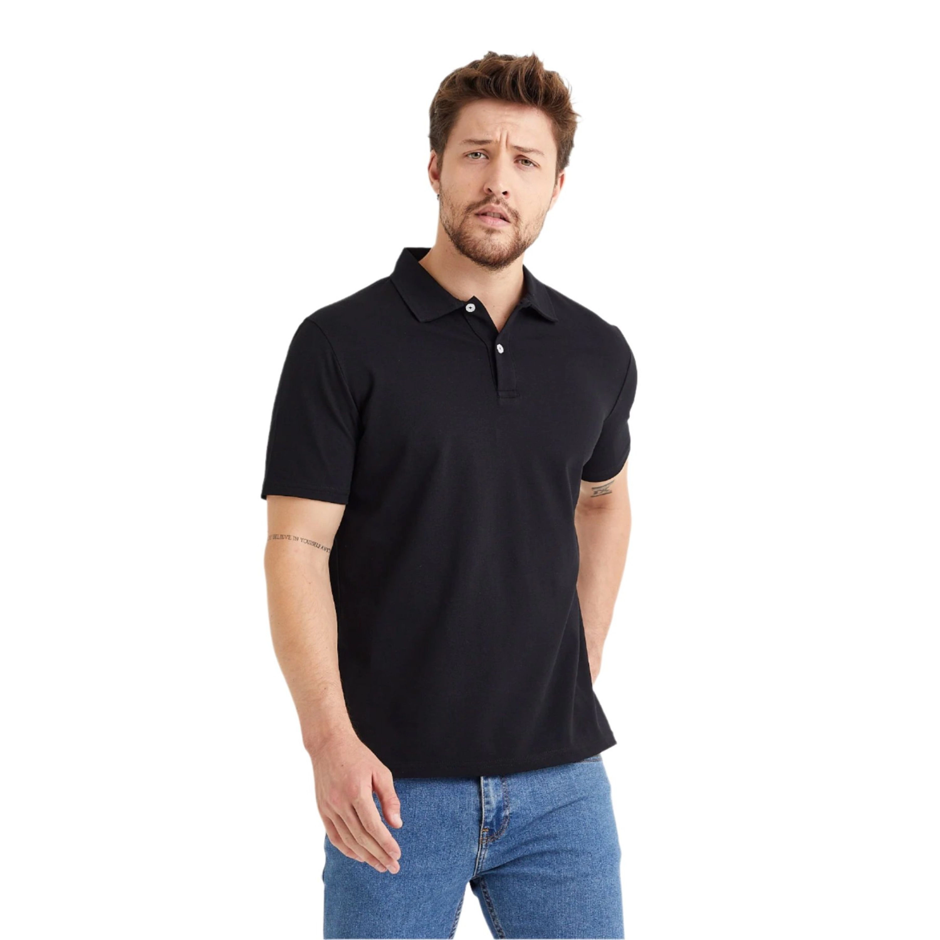Wear Sierra Men's Classic Short Sleeve Polo Shirt