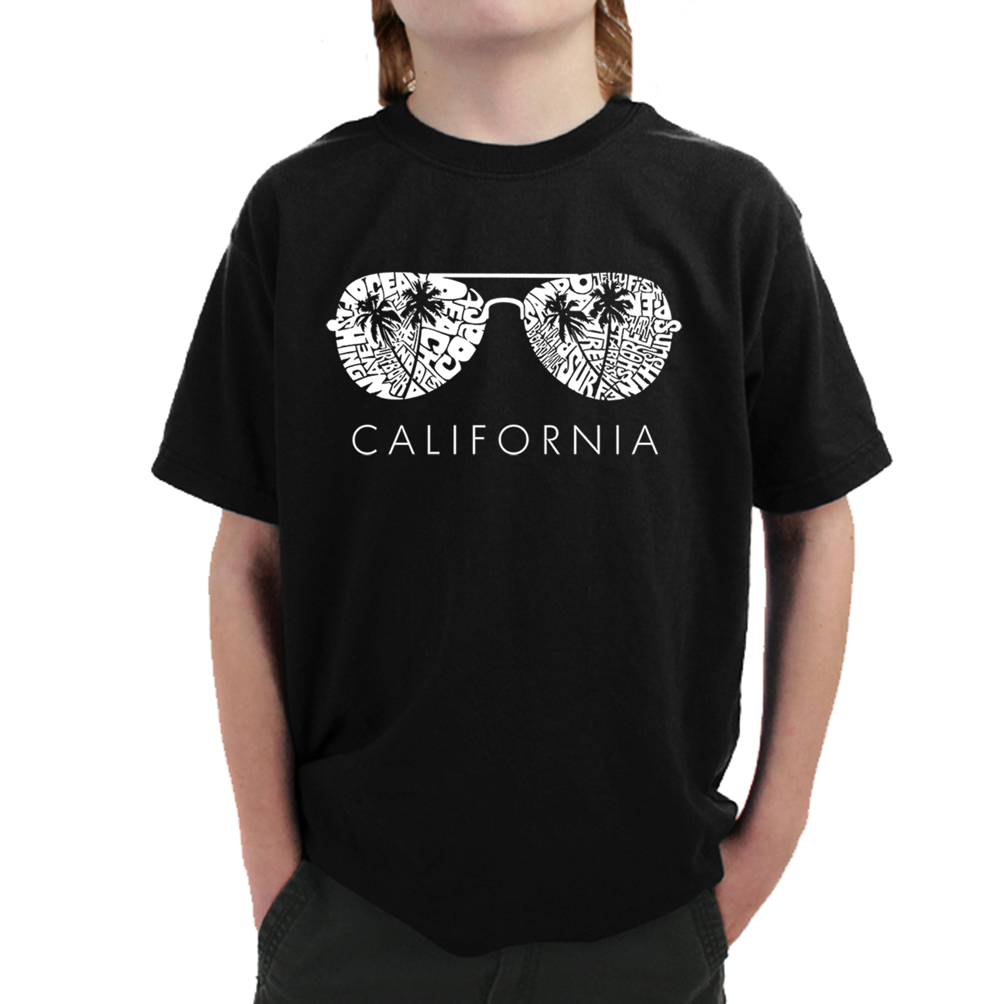 LA Pop Art Boy's Word T-Shirt