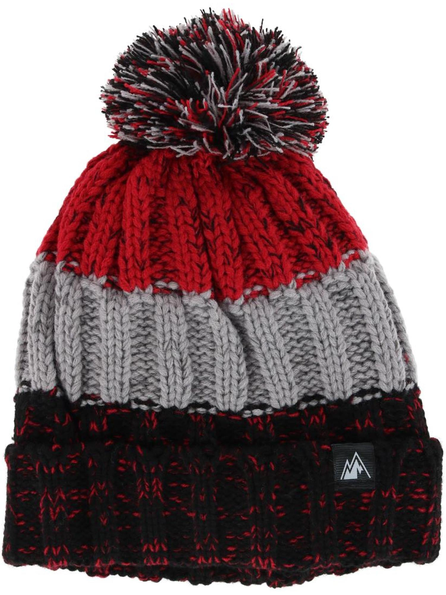 Grand Sierra Kids' Fleece Lined Chunky Marled Knit Winter Cuff Beanie
